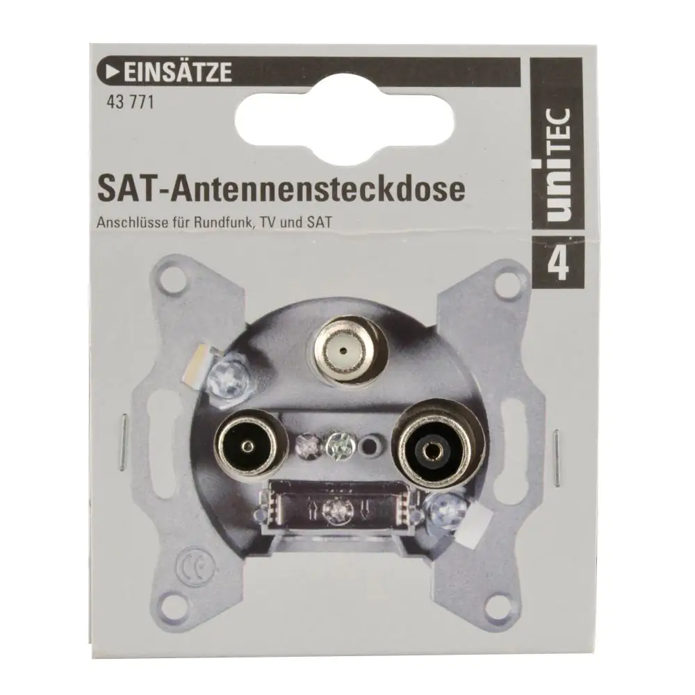 Unitec SAT- Antennen-Einsatz