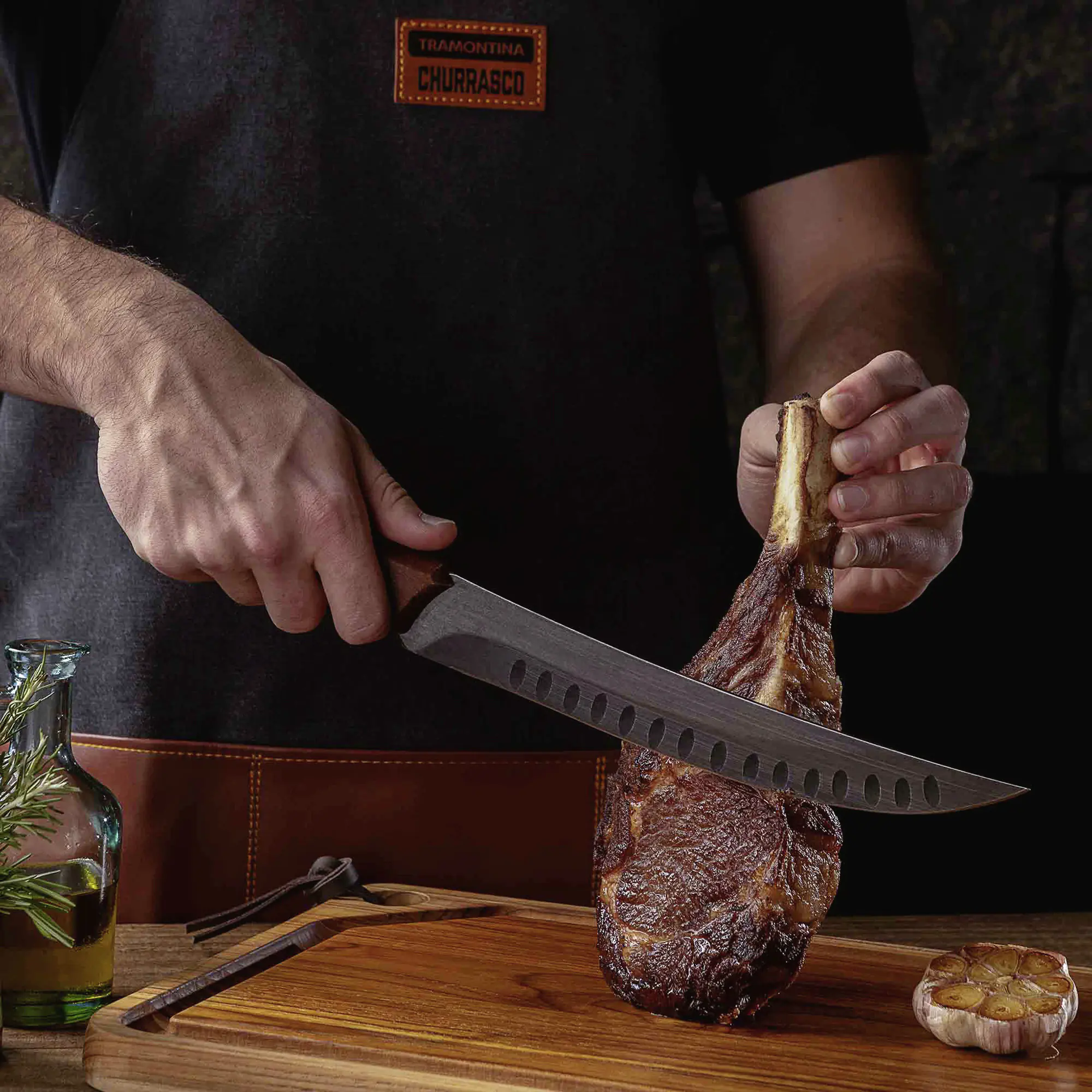 Tramontina Churrasco Fleischmesser 39 cm schwarz