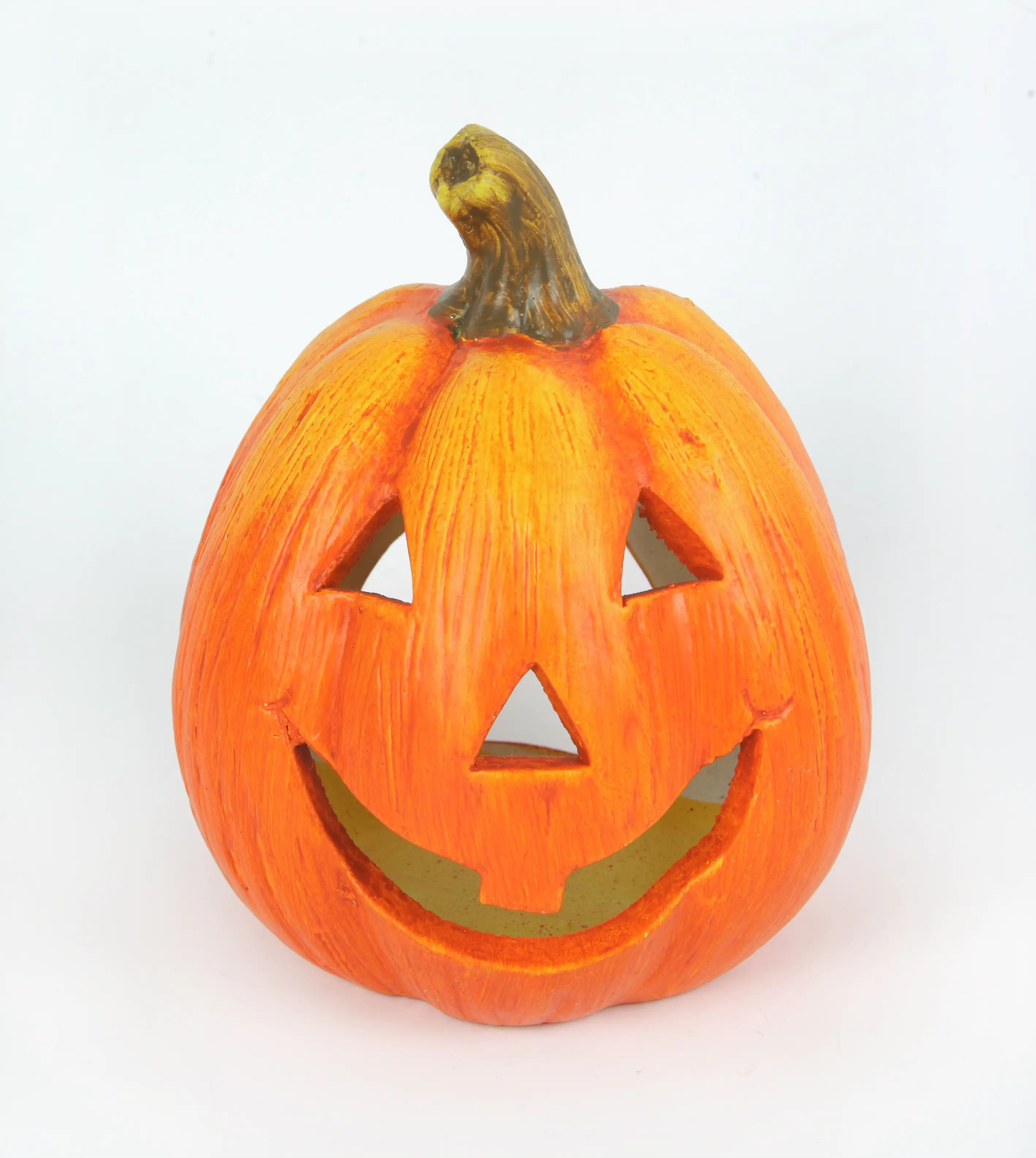 TrendLine Windlicht Kürbis Terracotta 17,5 x 13,5 cm orange