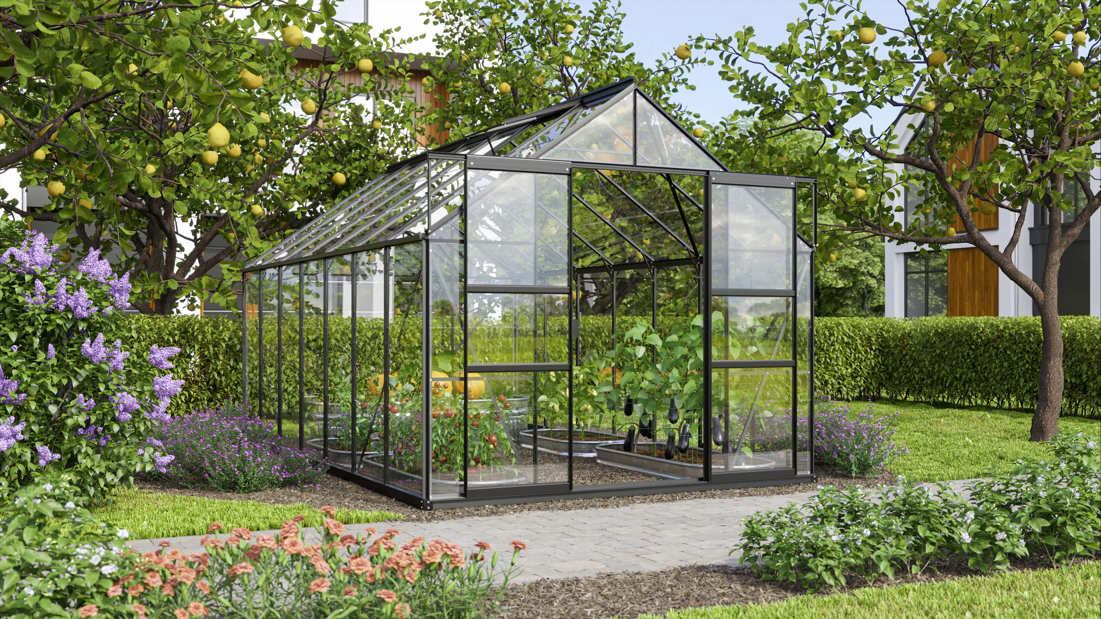 Vitavia Gewächshaus Mars 11500 445 x 257 cm 3 mm Sicherheitsglas