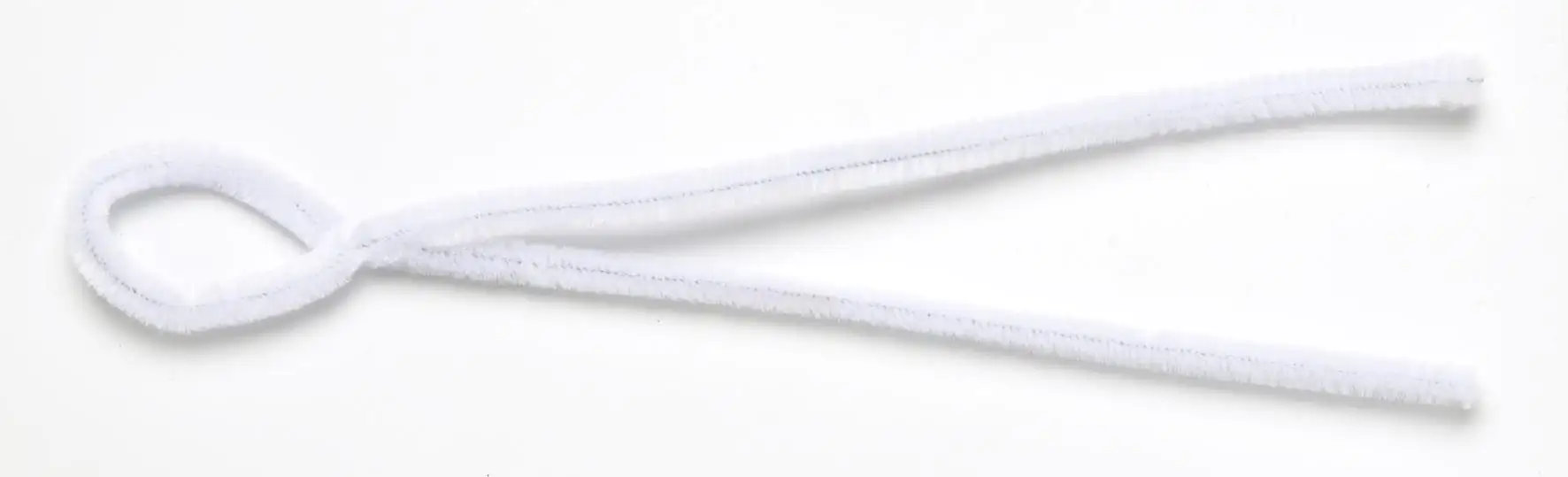 Glorex Biegeplüsch weiß 10 Stück