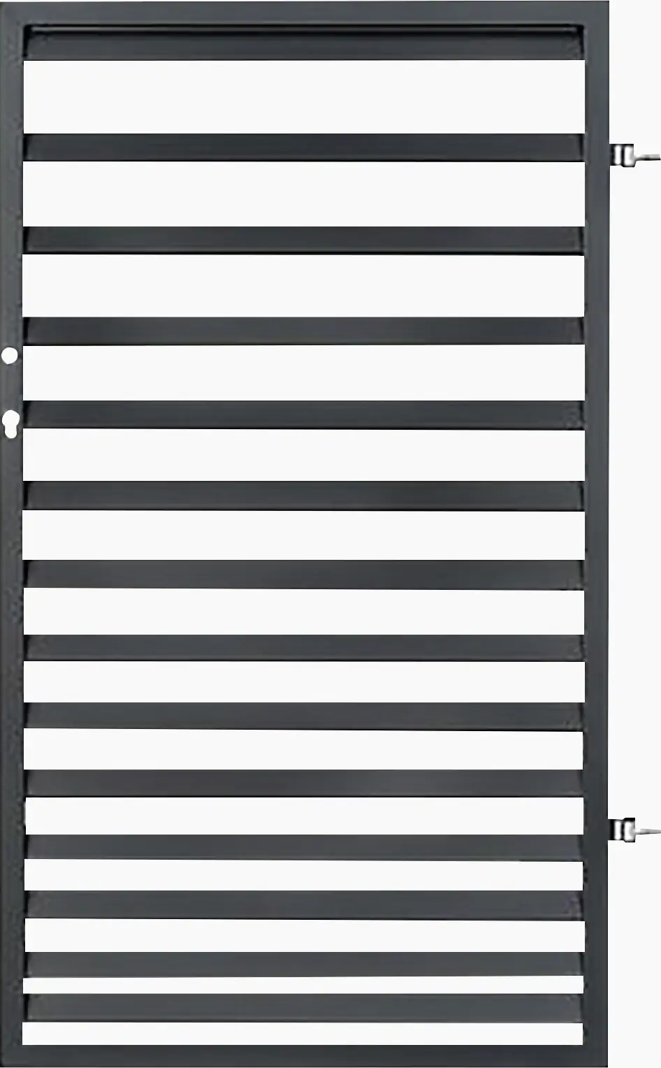 Polbram Einzeltor Leni 120 rechts 90 x 120 cm, RAL-Farbe 7016 Polbram Einzeltor Leni 120 rechts 90 x 120 cm, RAL-Farbe 7016