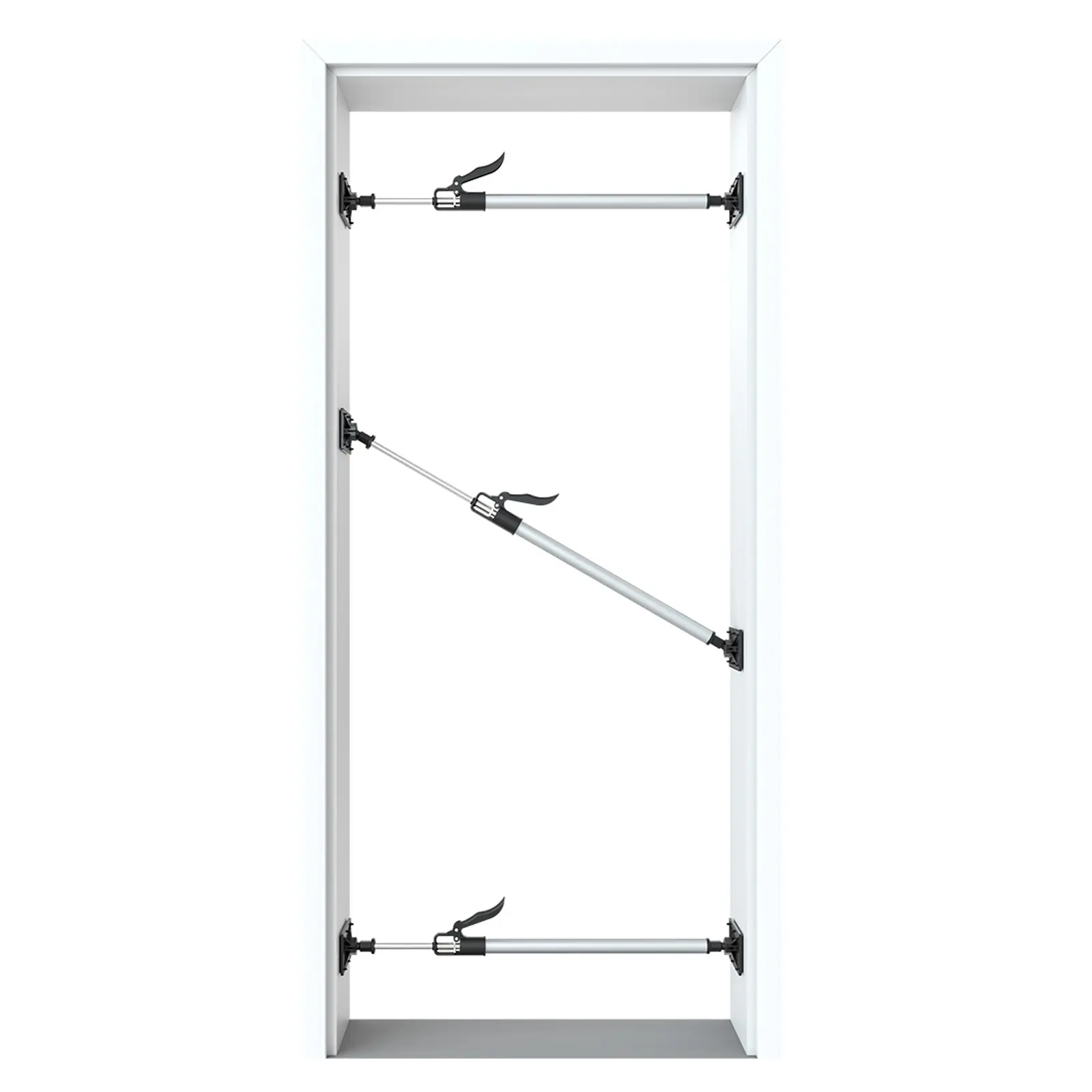 Profispann Schnell Türspanner Alu 3er-Set 66 - 99 cm Profispann Schnell Türspanner Alu 3er-Set 66 - 99 cm