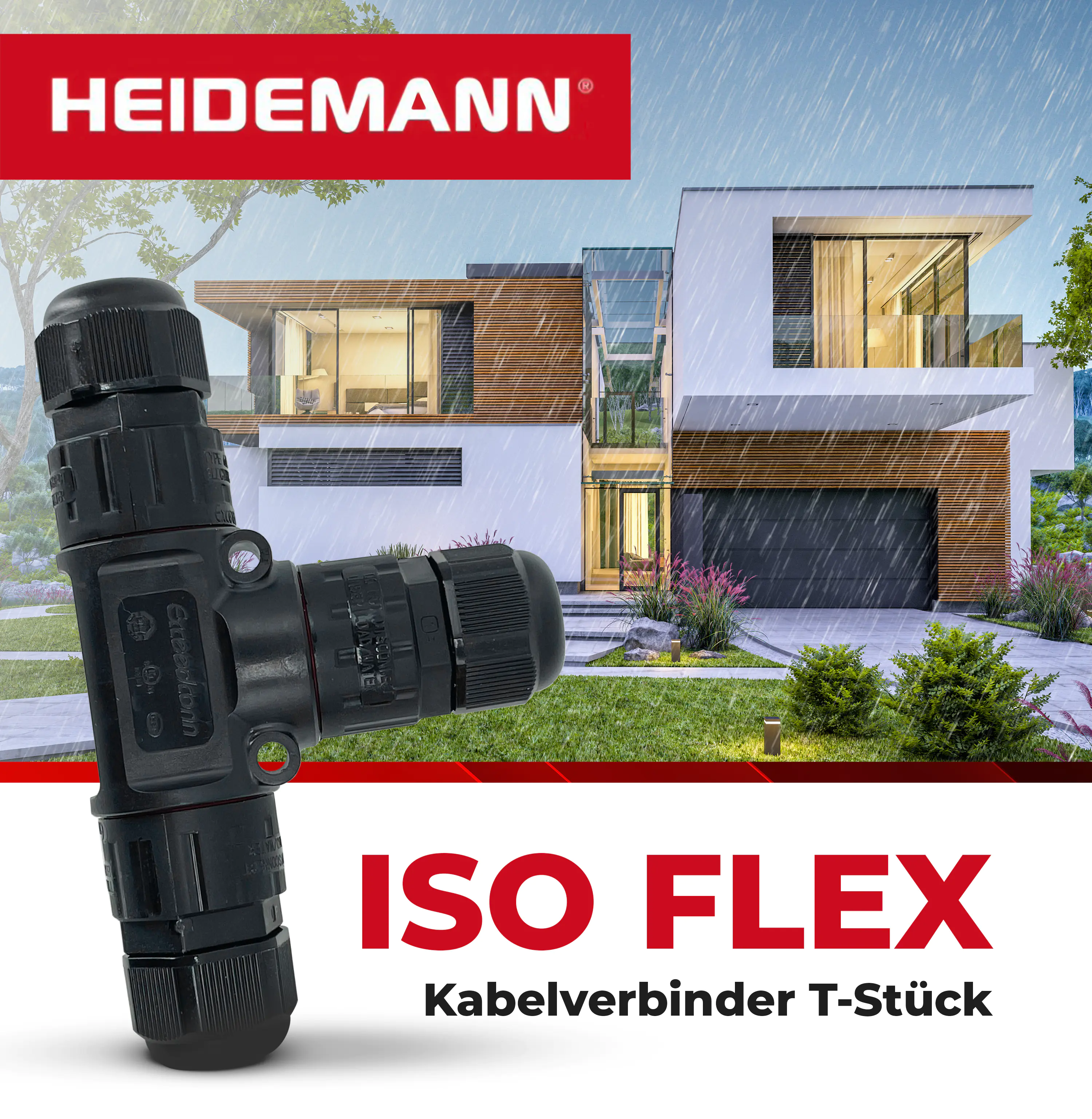 Heidemann Iso Flex Kabelverbinder T-Stück Kupplung