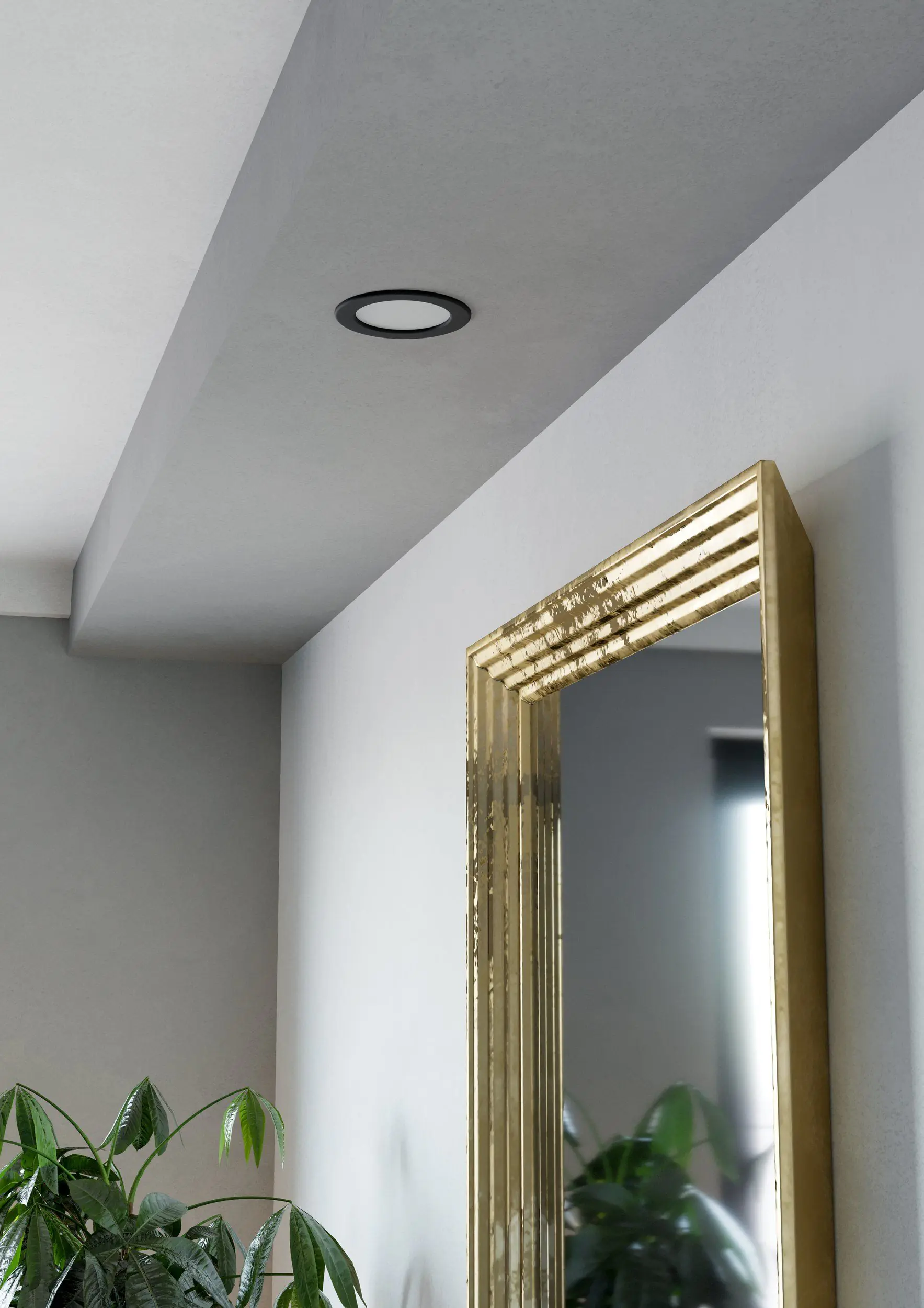 Eglo LED Einbauleuchte Fueva 6-Z schwarz Ø 12 cm RGB dimmbar