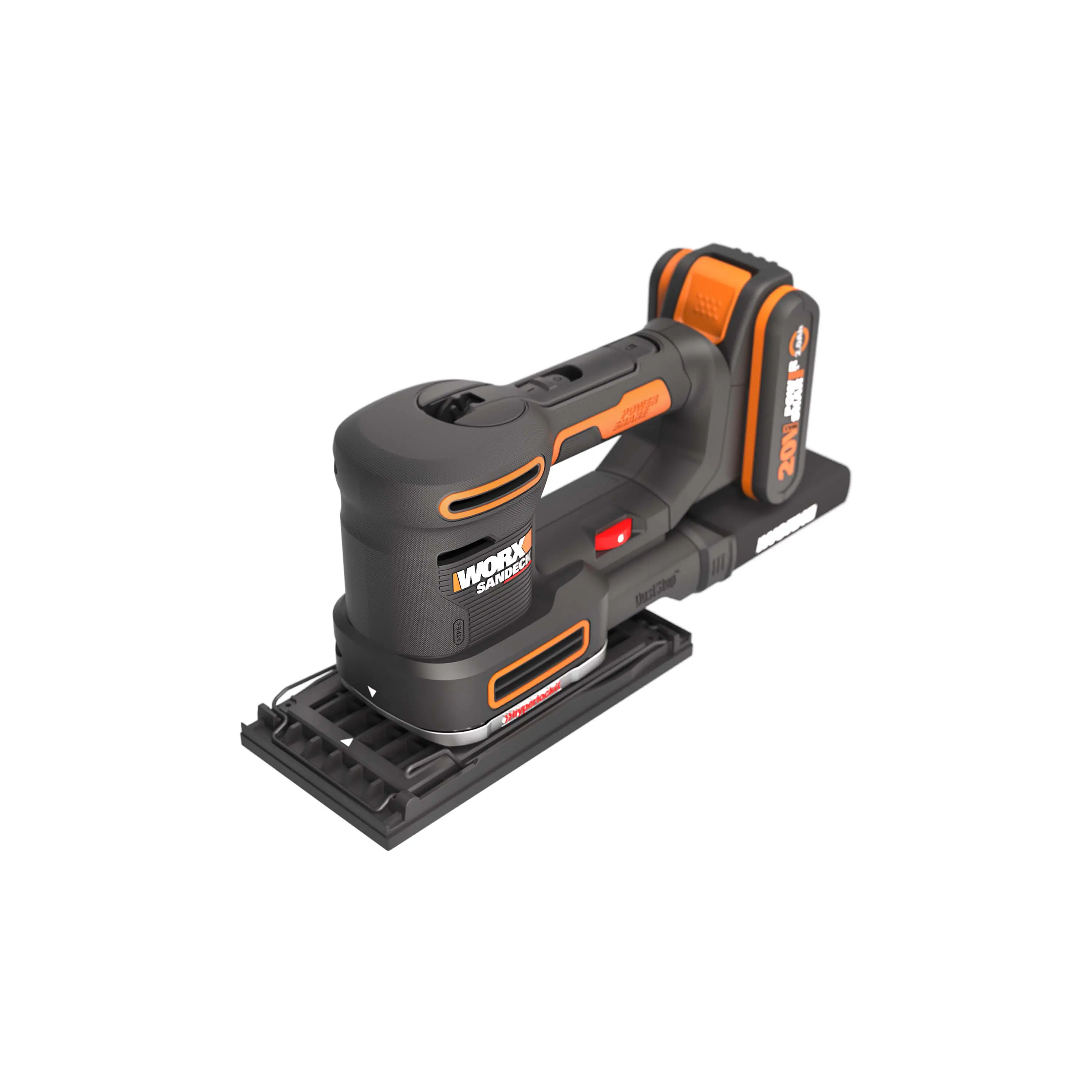 Worx Akku-Multischleifer WX820 20 V inkl. Akku 2 Ah & Ladegerät Worx Akku-Multischleifer WX820 20 V inkl. Akku 2 Ah & Ladegerät
