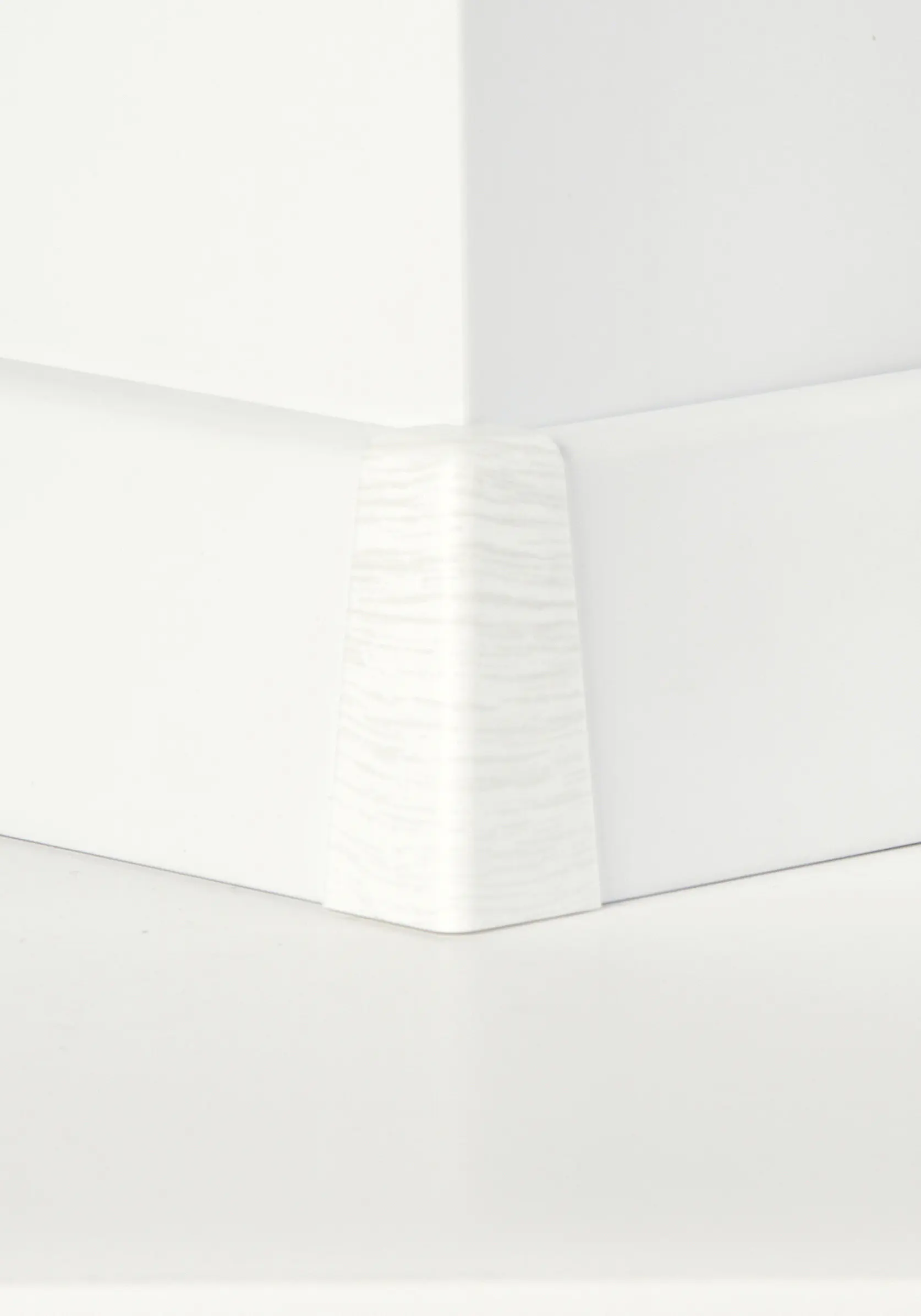 Classen Außenecke für Clip-Laminatleiste foliert 58 x 19 mm weiß Holzpore