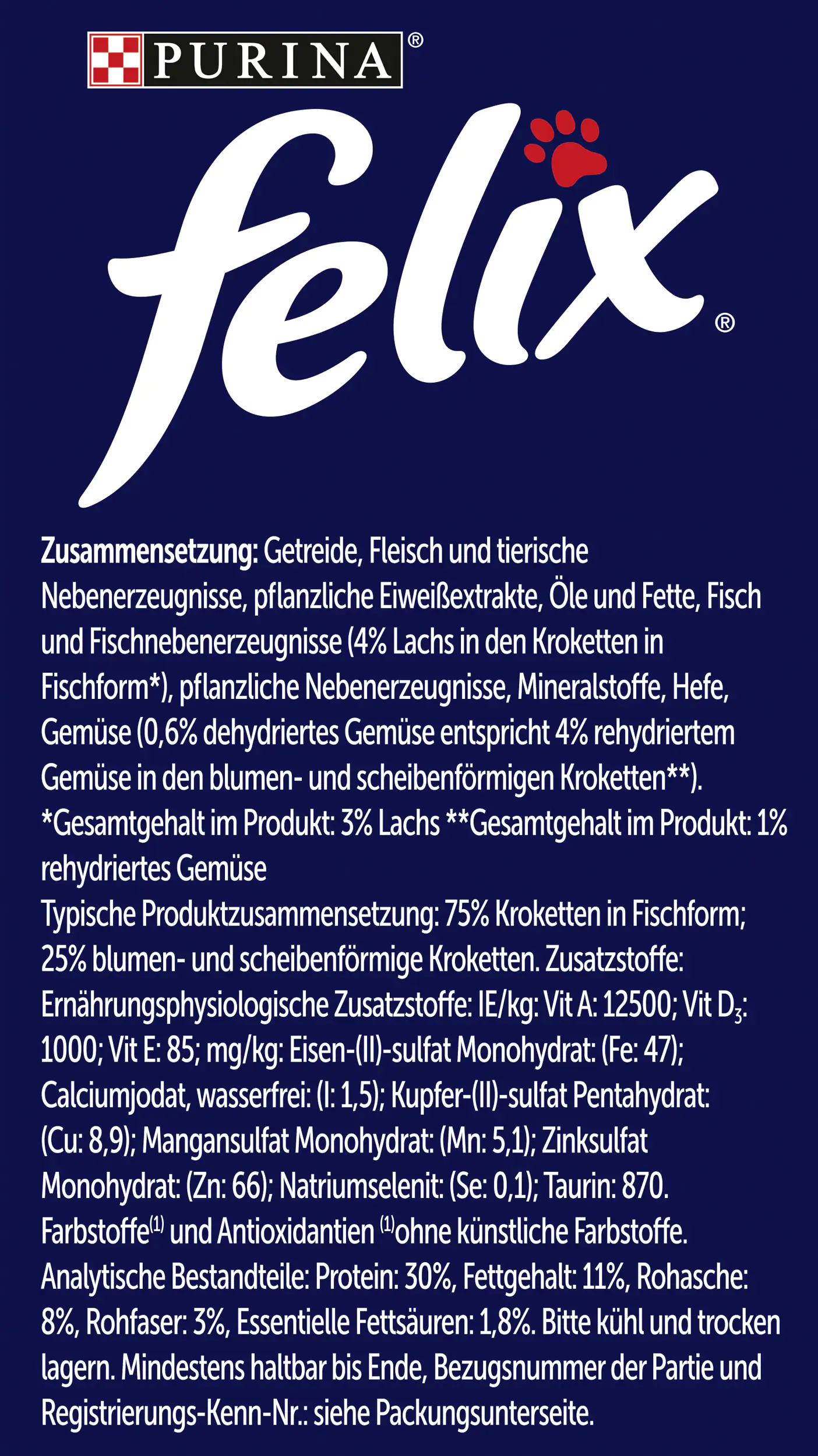 Felix Seasinde Sensations mit Lachs und Gemüse 1 kg