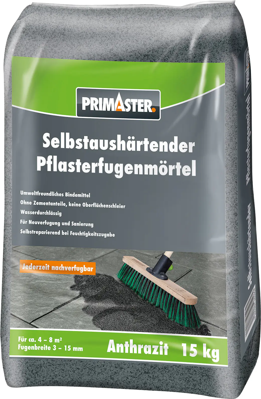 Primaster Pflasterfugenmörtel Öko selbstaushärtend 15 kg anthrazit