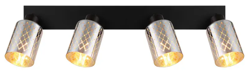 Globo Strahler Alonso 86 x 22 cm schwarz