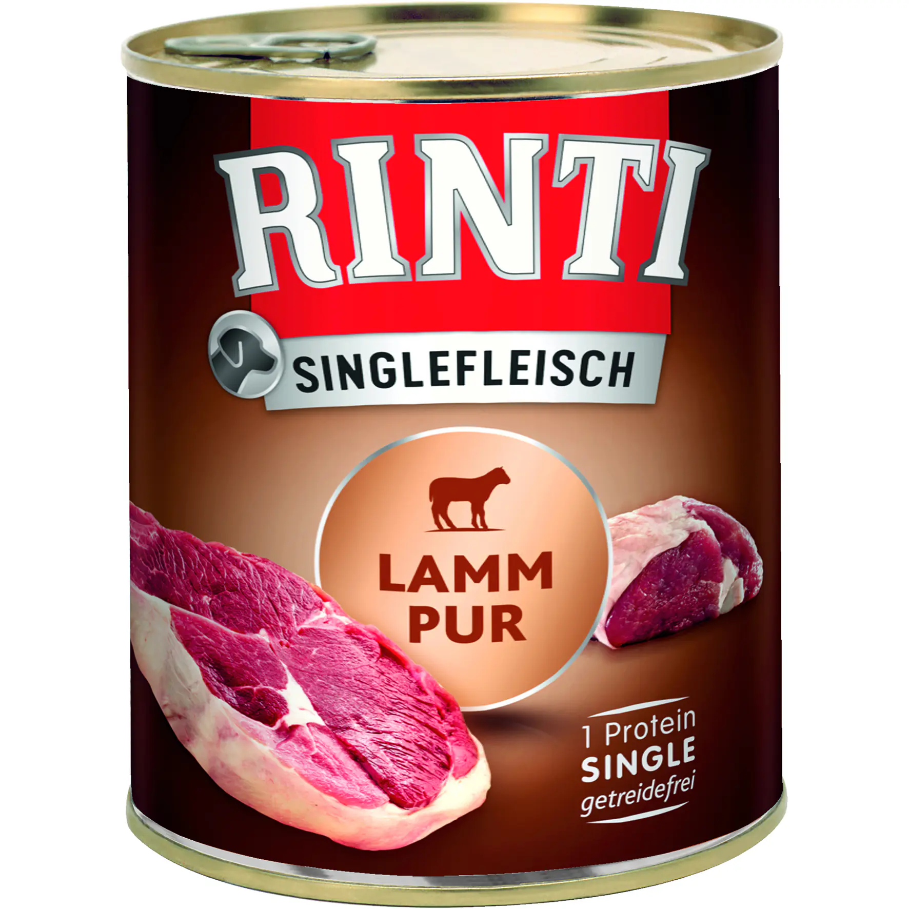 Rinti Singlefleisch Hundenassfutter Adult getreidefrei 800 g Lamm