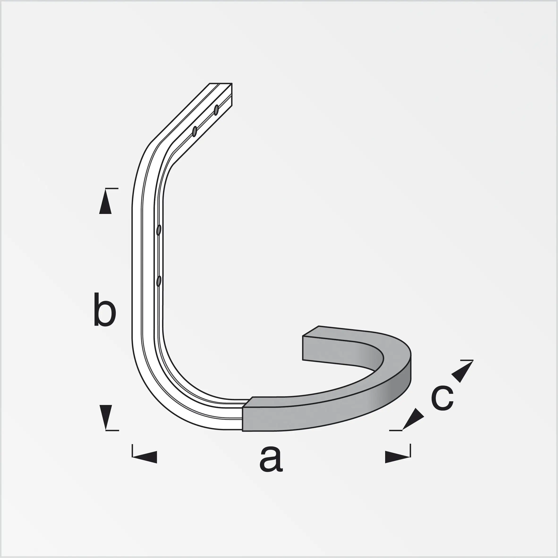 alfer Wand- und Decken-Fahrradhaken, gummiert 150 x 150 x 120 mm rot gummie alfer Wand- und Decken-Fahrradhaken, gummiert 150 x 150 x 120 mm rot gummie