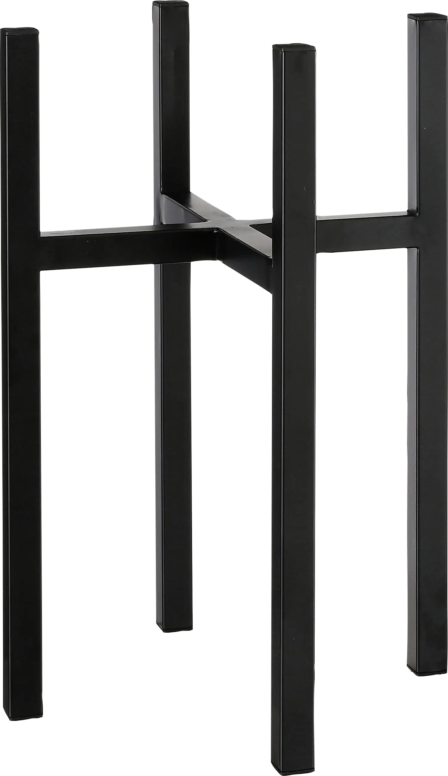 Mica Ascot XL Pflanzenständer Ascot XL schwarz Eisen 34 x 34 x 49,5 cm Mica Ascot XL Pflanzenständer Ascot XL schwarz Eisen 34 x 34 x 49,5 cm