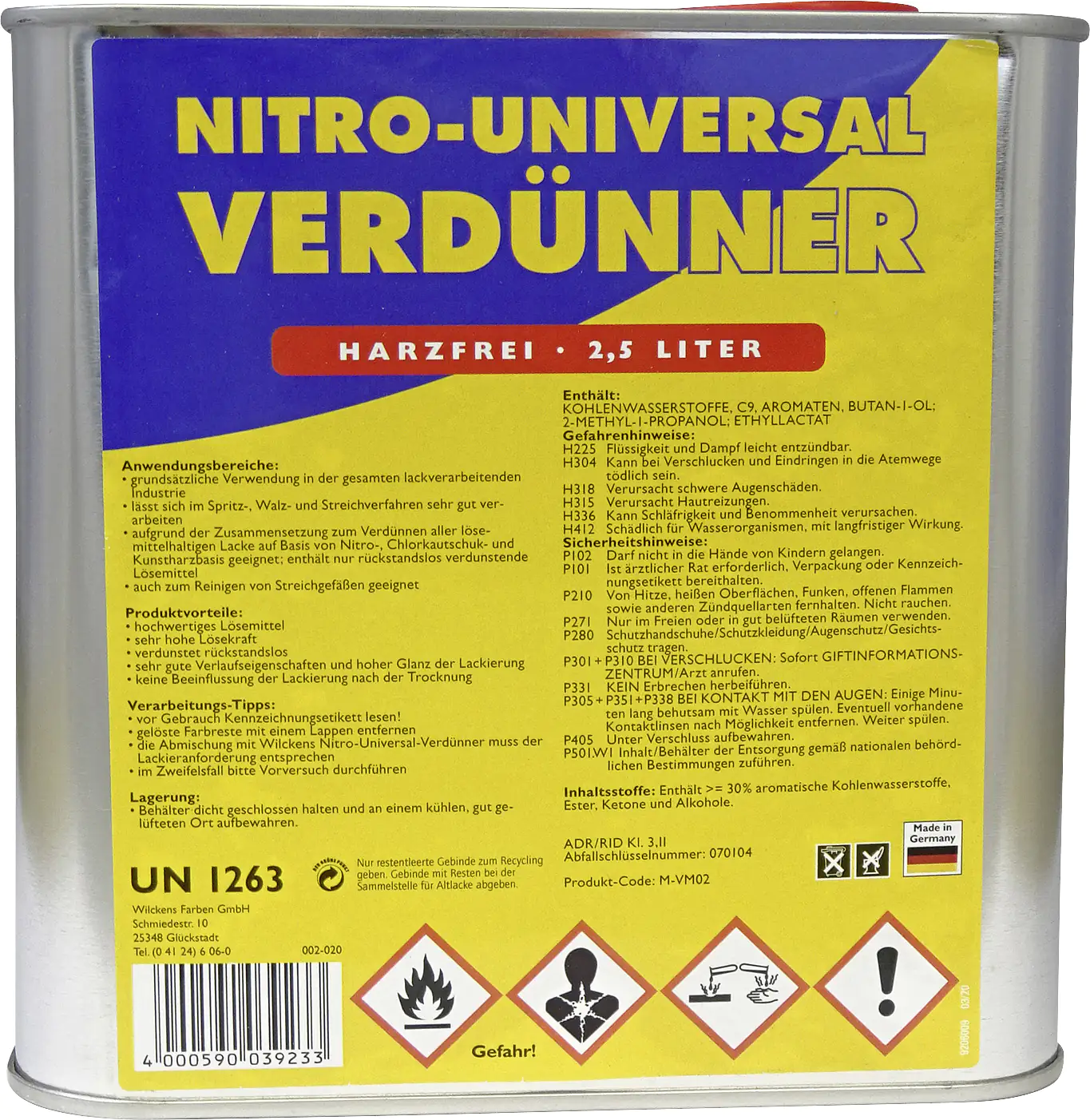 Nitro-Universal-Verdünner 2,5 L Nitro-Universal-Verdünner 2,5 L