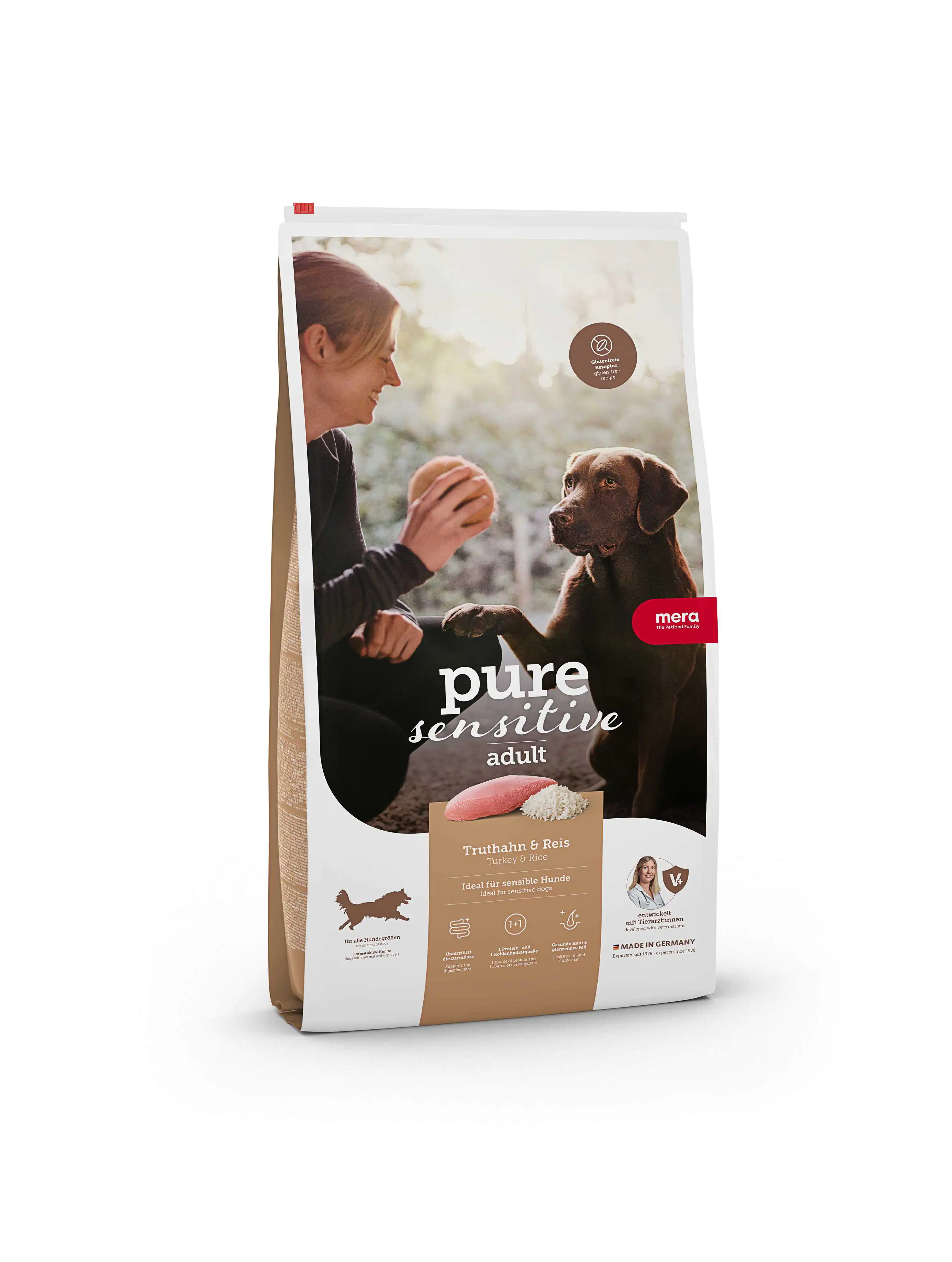 Mera Dog Pure Senior Truthahn + Reis 1 kg Mera Dog Pure Senior Truthahn + Reis 1 kg