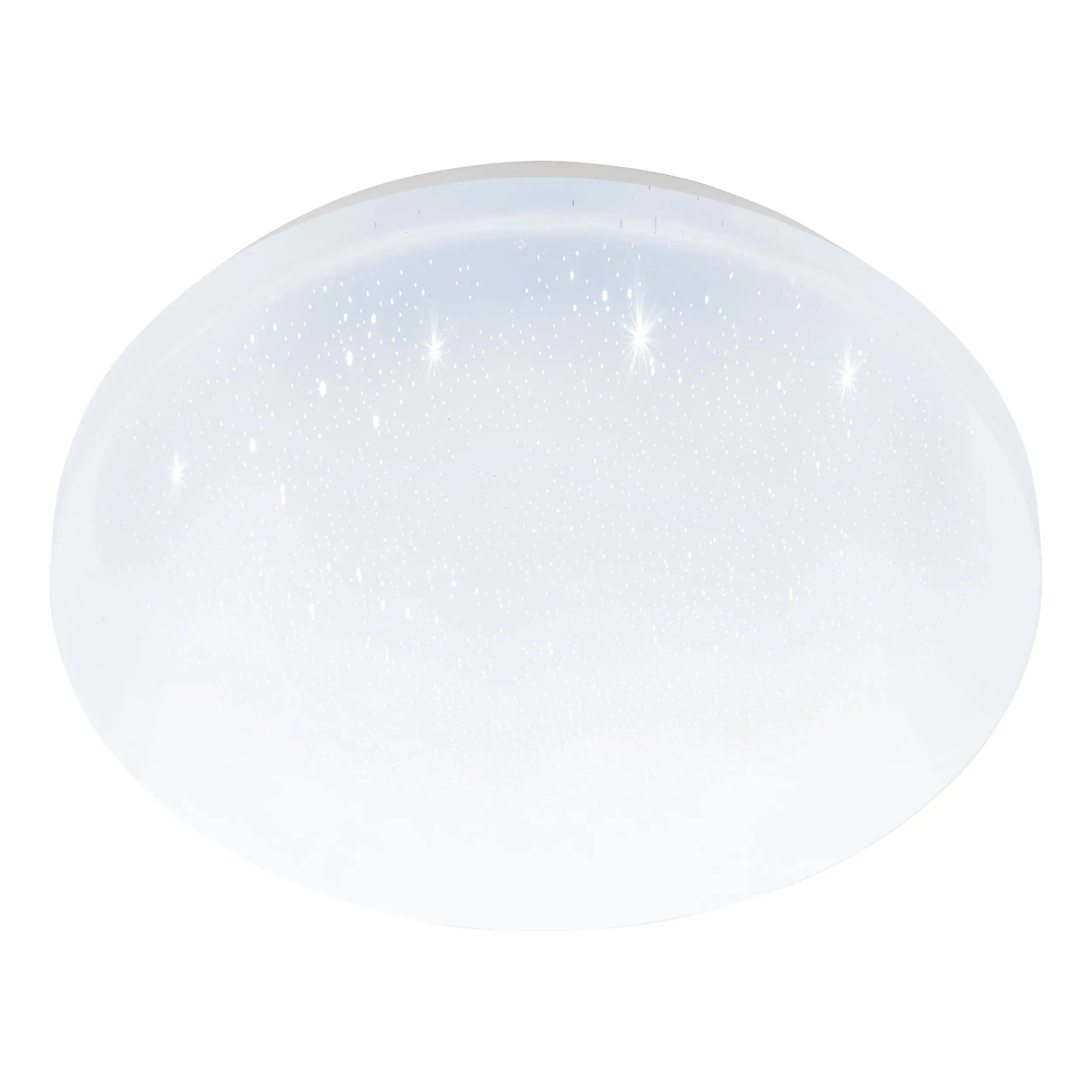 Eglo LED Deckenleuchte Pogliola-E weiß Ø 26 cm mit Kristalleffekt