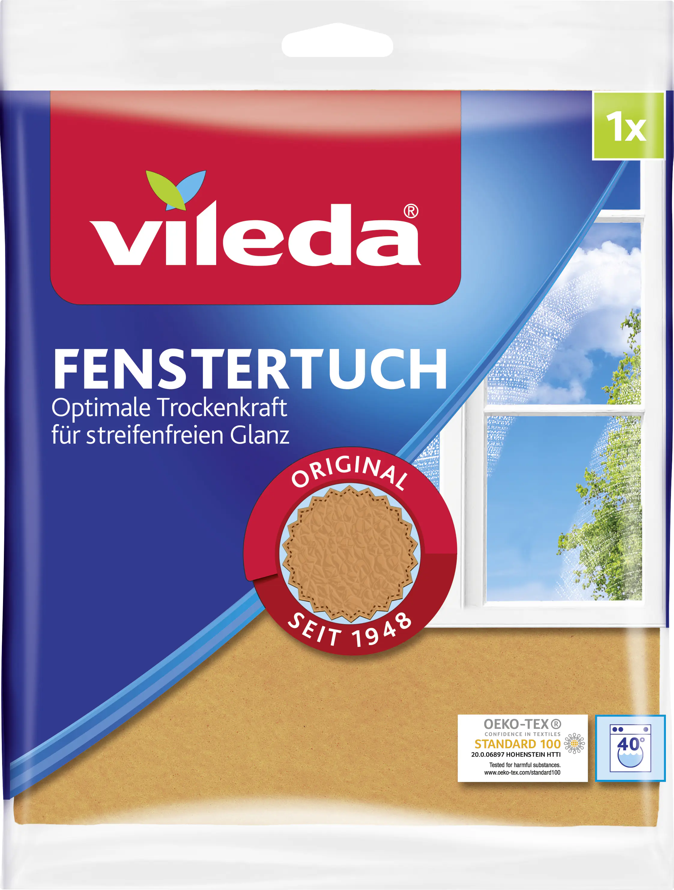 Vileda Fenstertuch 39 x 36 cm