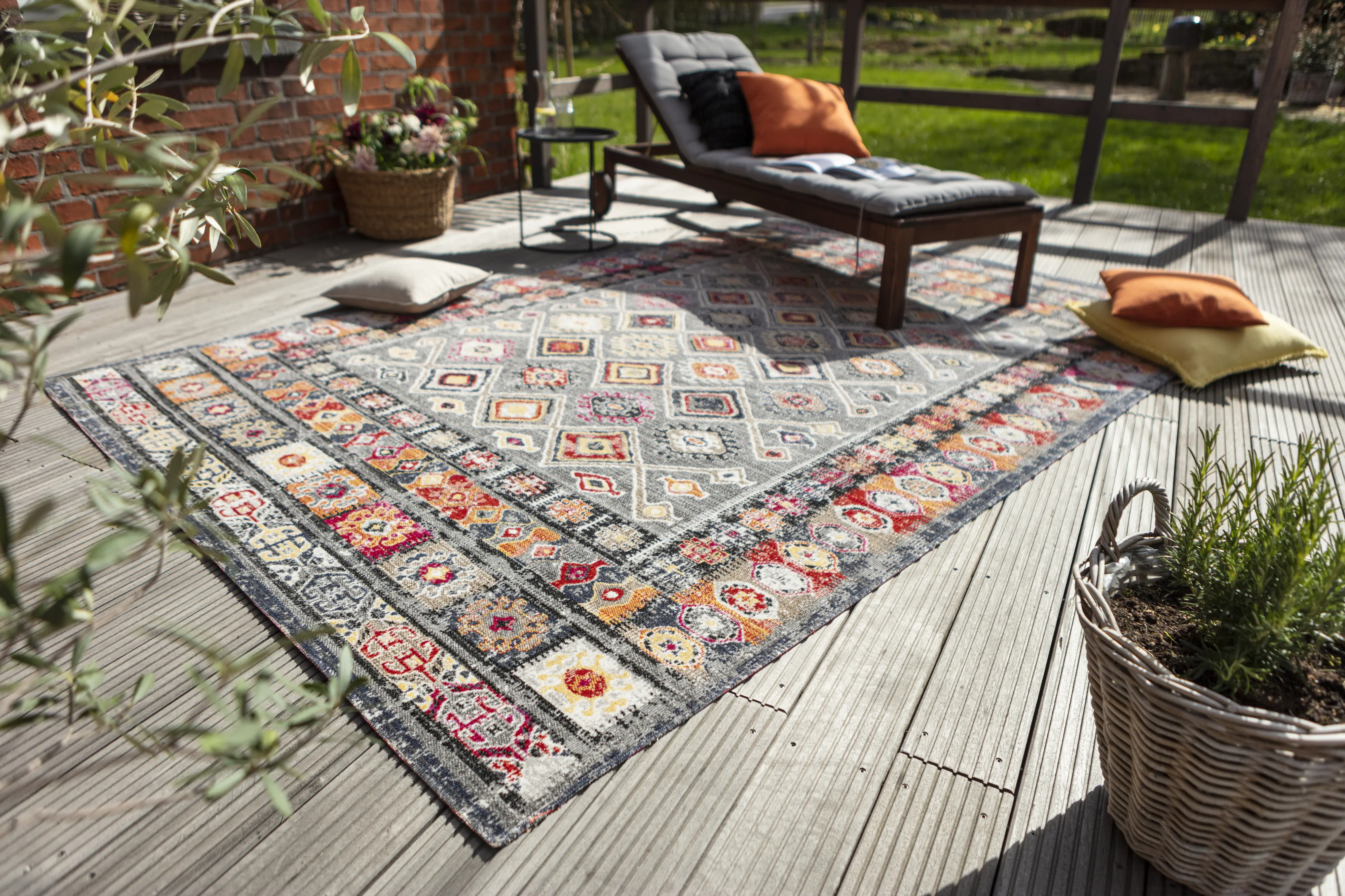 Andiamo In- und Outdoorteppich Bonnie anthrazit-grau, 200 x 290 cm