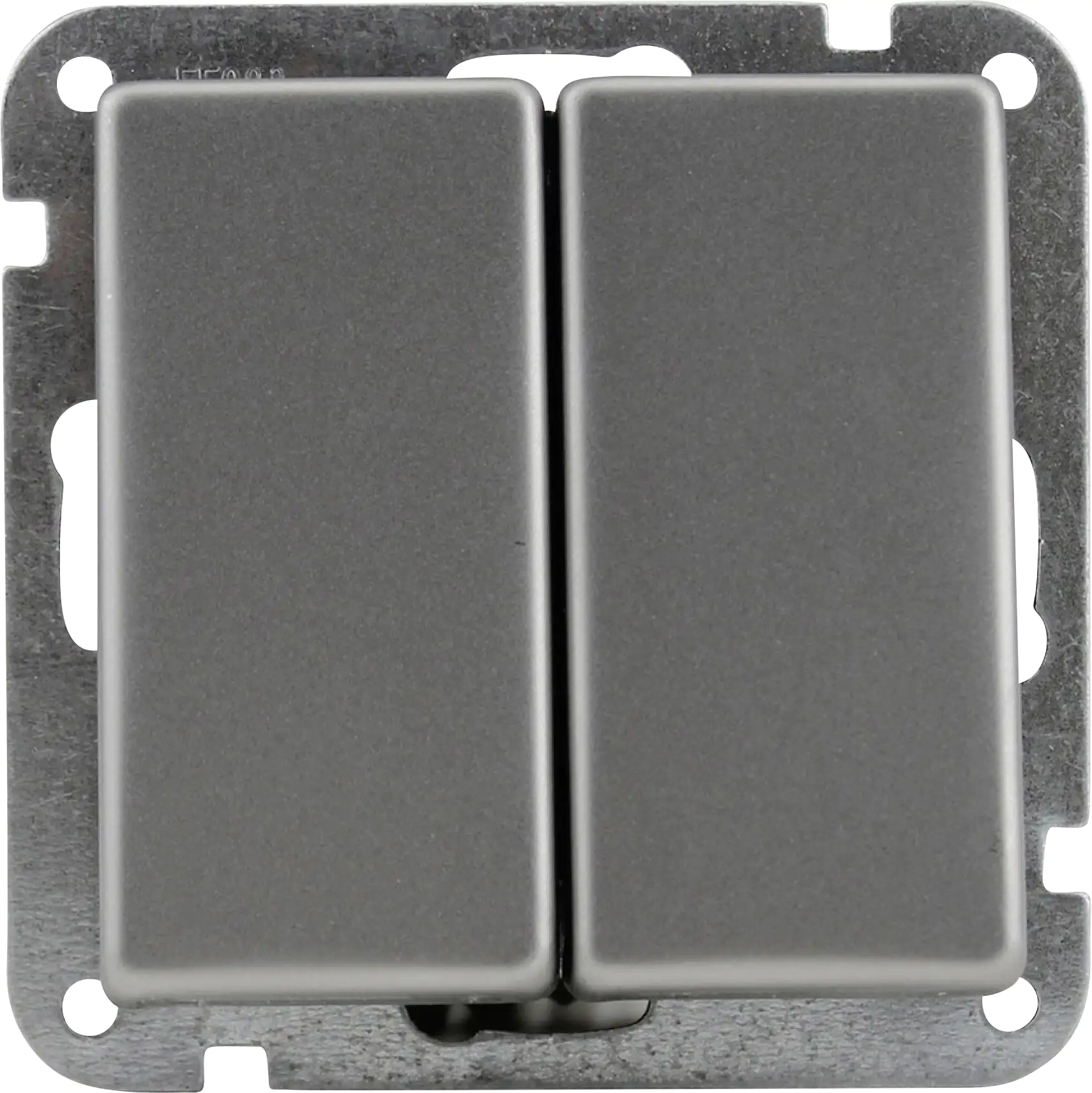 Unitec Serienschalter edelstahl edelstahl, Serie Imola