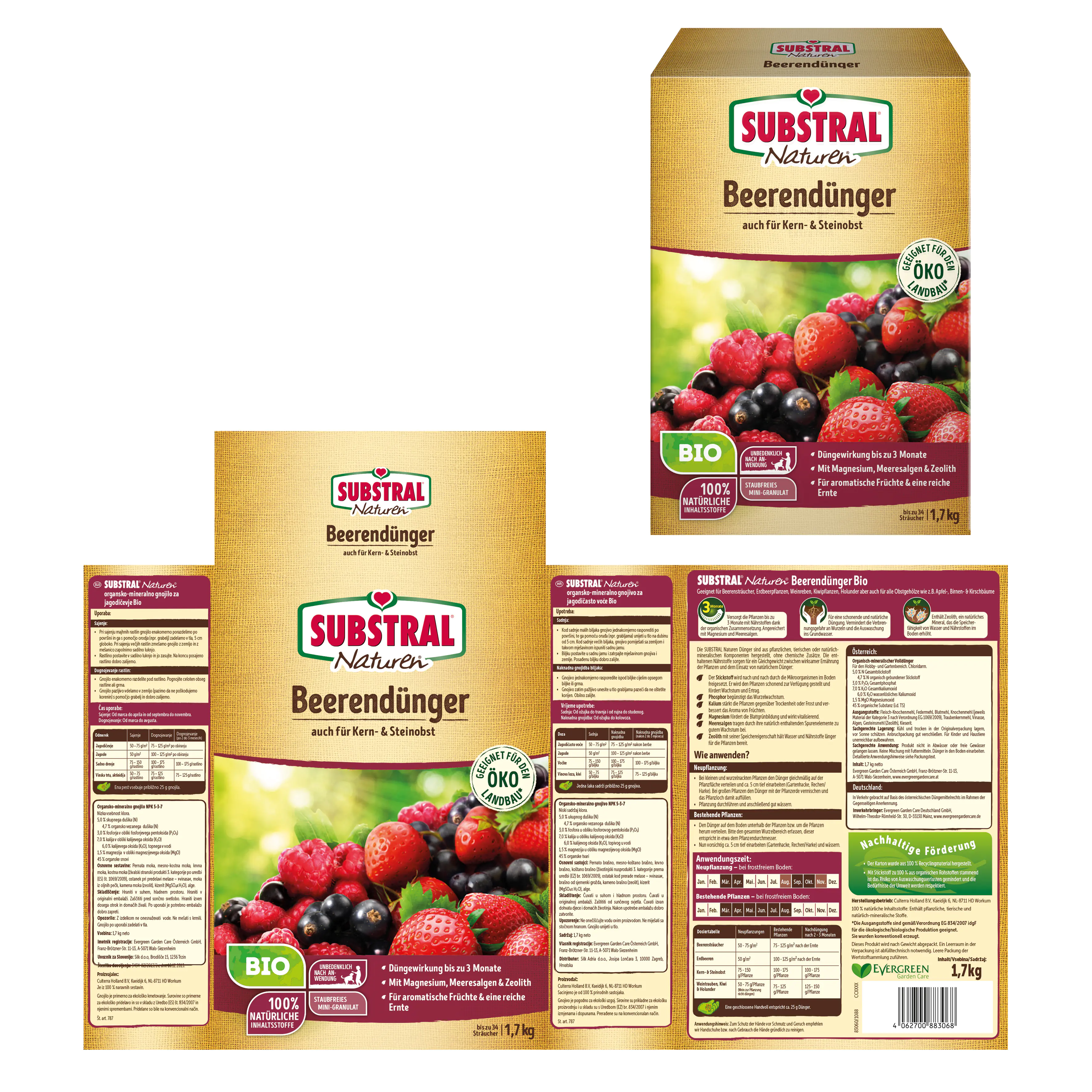 Naturen Bio Beerendünger 1,7 kg