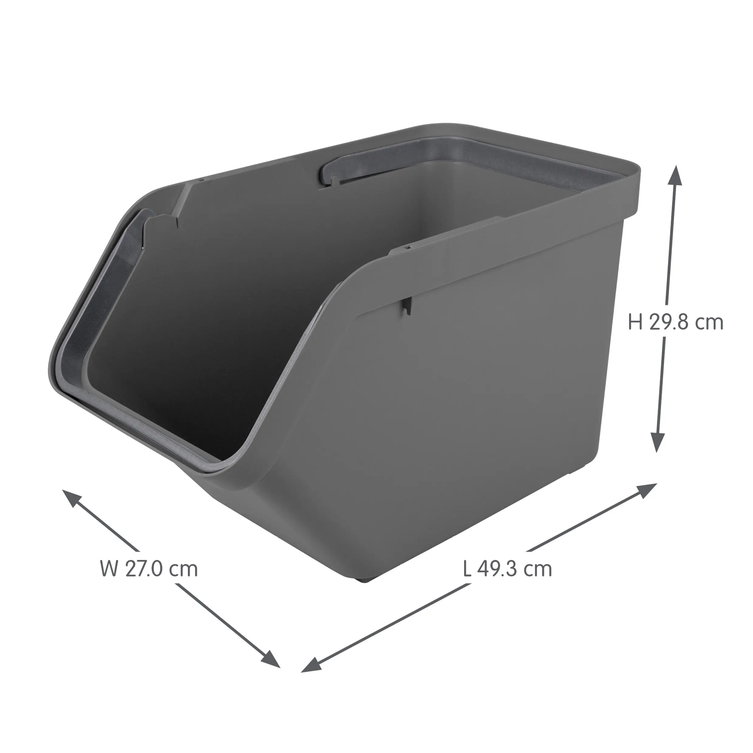 Sunware Sortiereinheit Sigma Home 30 L anthrazit