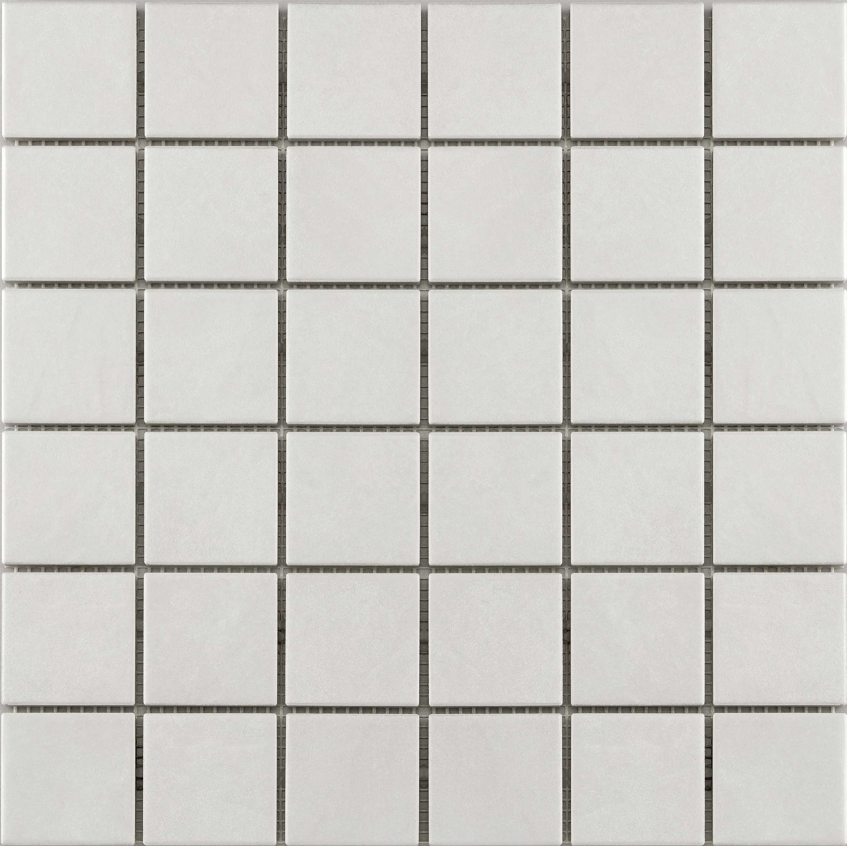 Mosaikfliese 29,7 x 29,7 cm weiß Steinmaß: ca. 4,7 x 4,7 cm