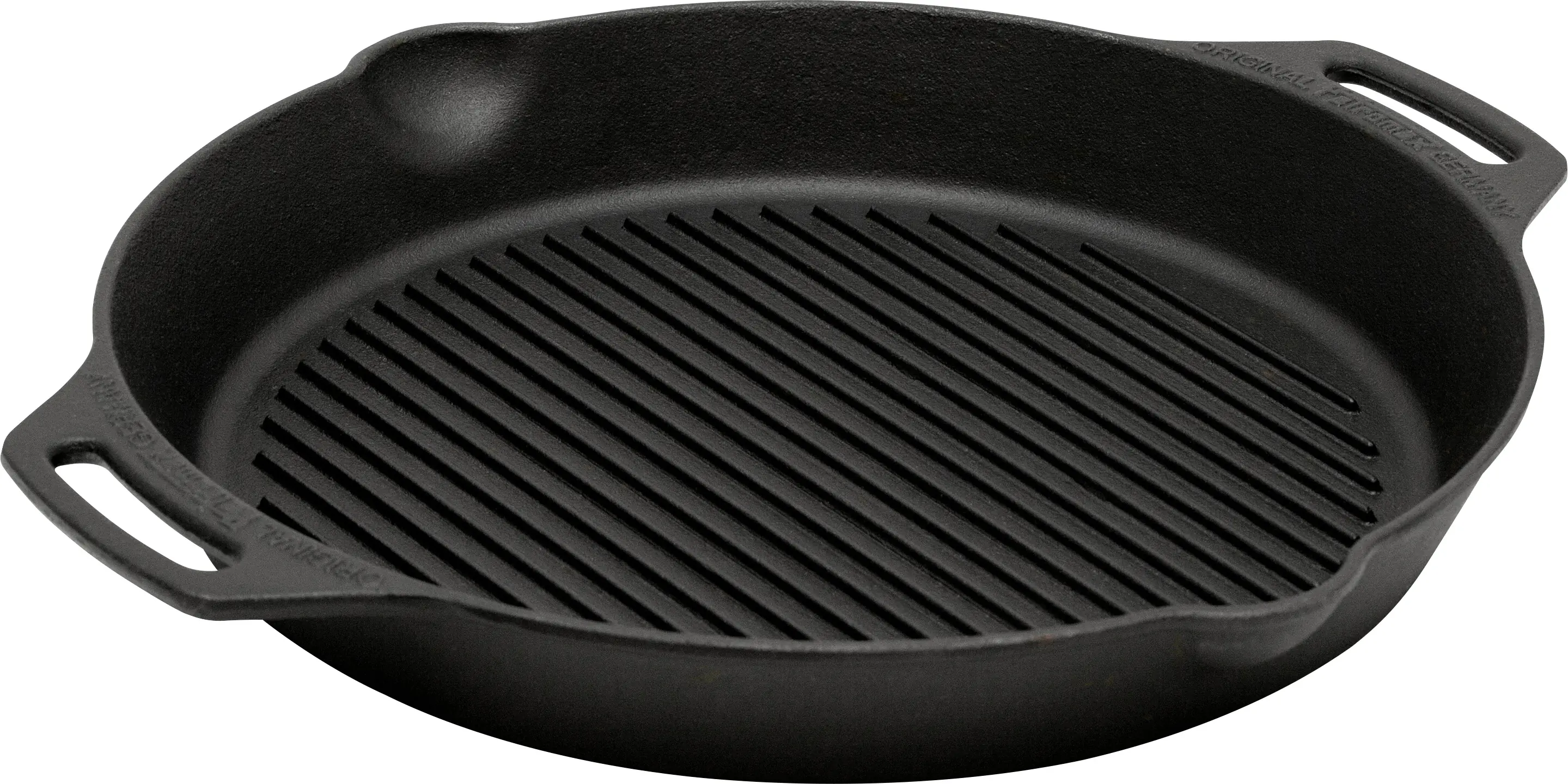 Petromax Grillpfanne Gusseisen Ø 35 cm mit zwei Henkeln