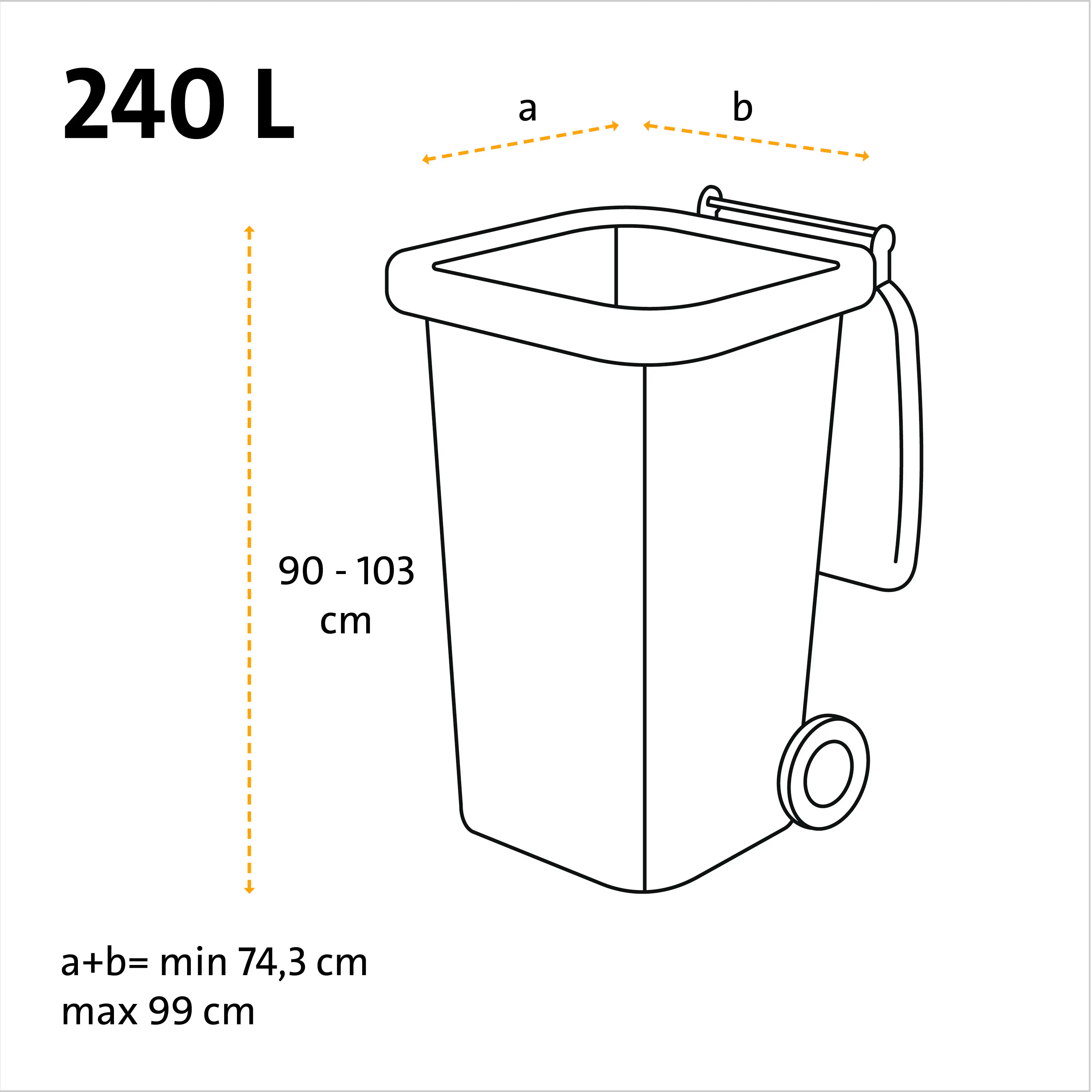 Swirl® 240 l Schwerlast-Säcke Profi mit Zugband Reißfest & Dicht