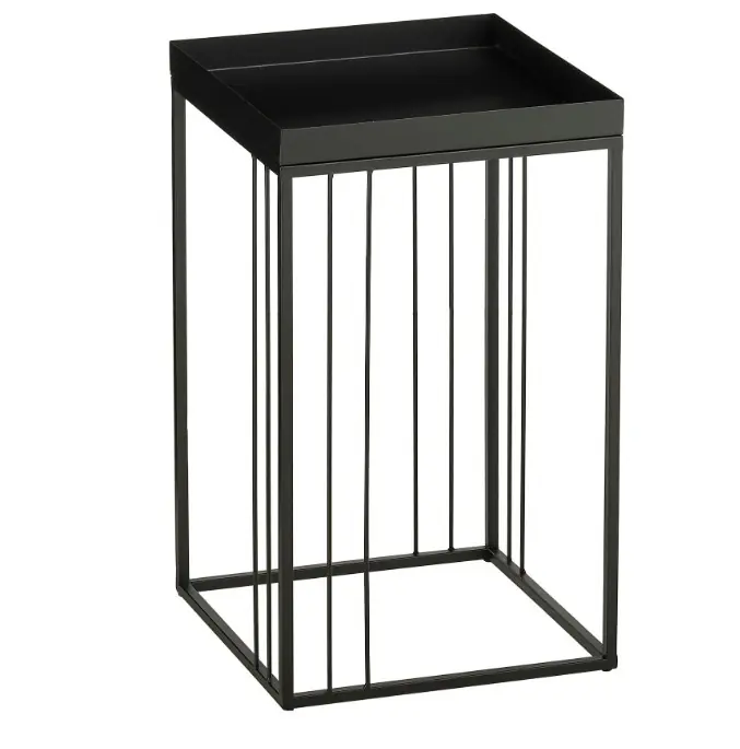Mica Decorations Beistelltisch Beth 30 x 50 cm schwarz