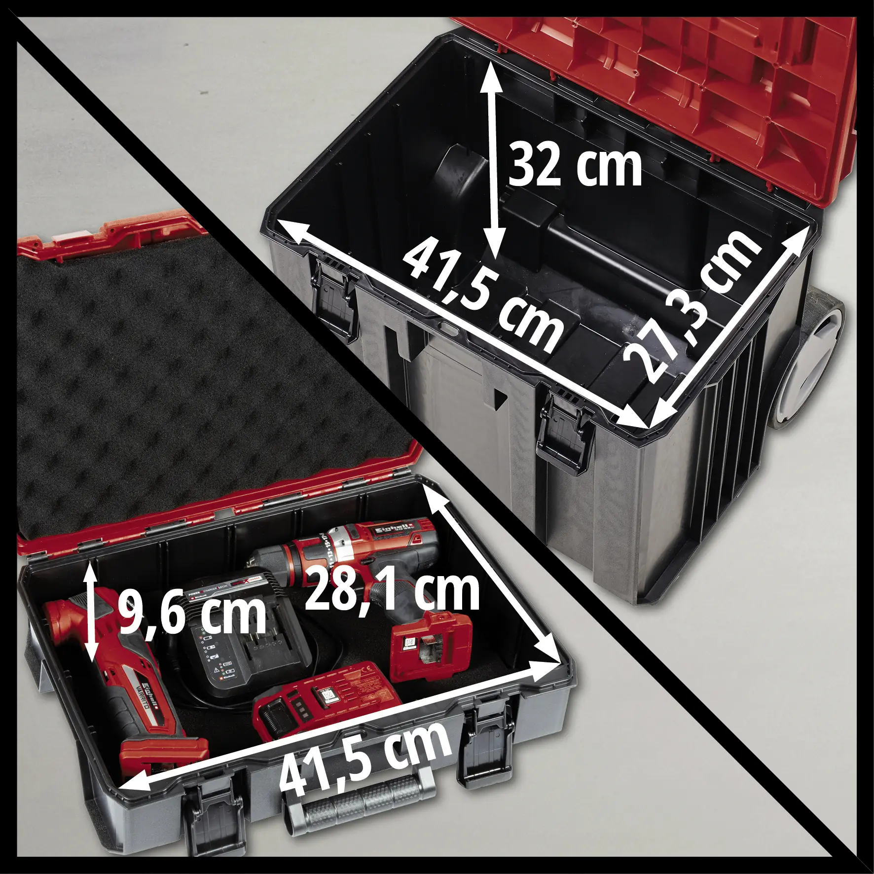 Einhell Werkzeug-Trolley E-Case Tower