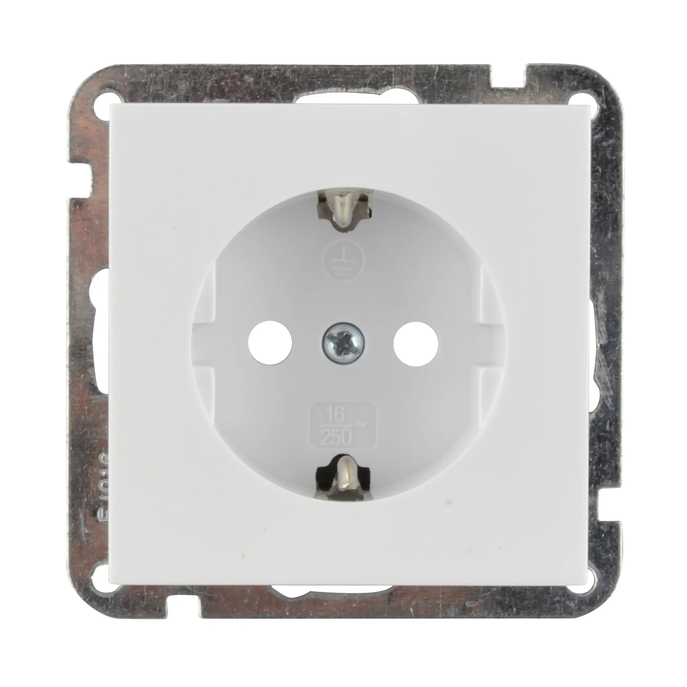 Unitec Steckdose Imola mit Kindersicherung ultraweiß