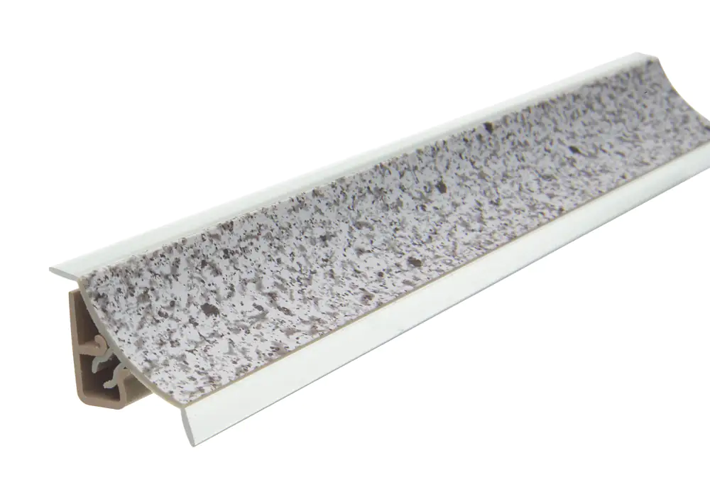 Primo Wandanschlussleiste 260 cm, 23 x 25 mm, Stein hell