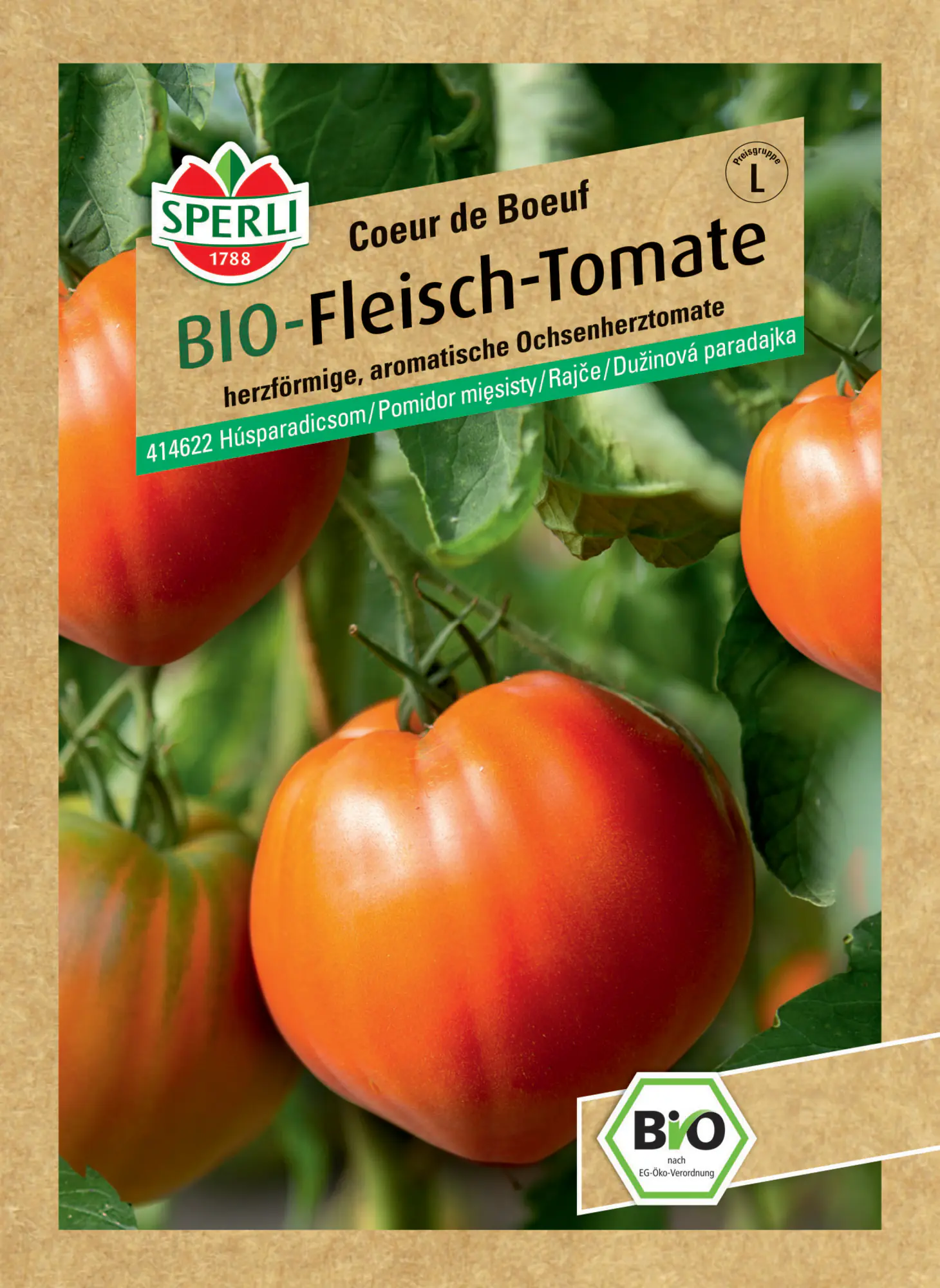 Sperli BIO Fleisch-Tomate Coeur de Boeuf