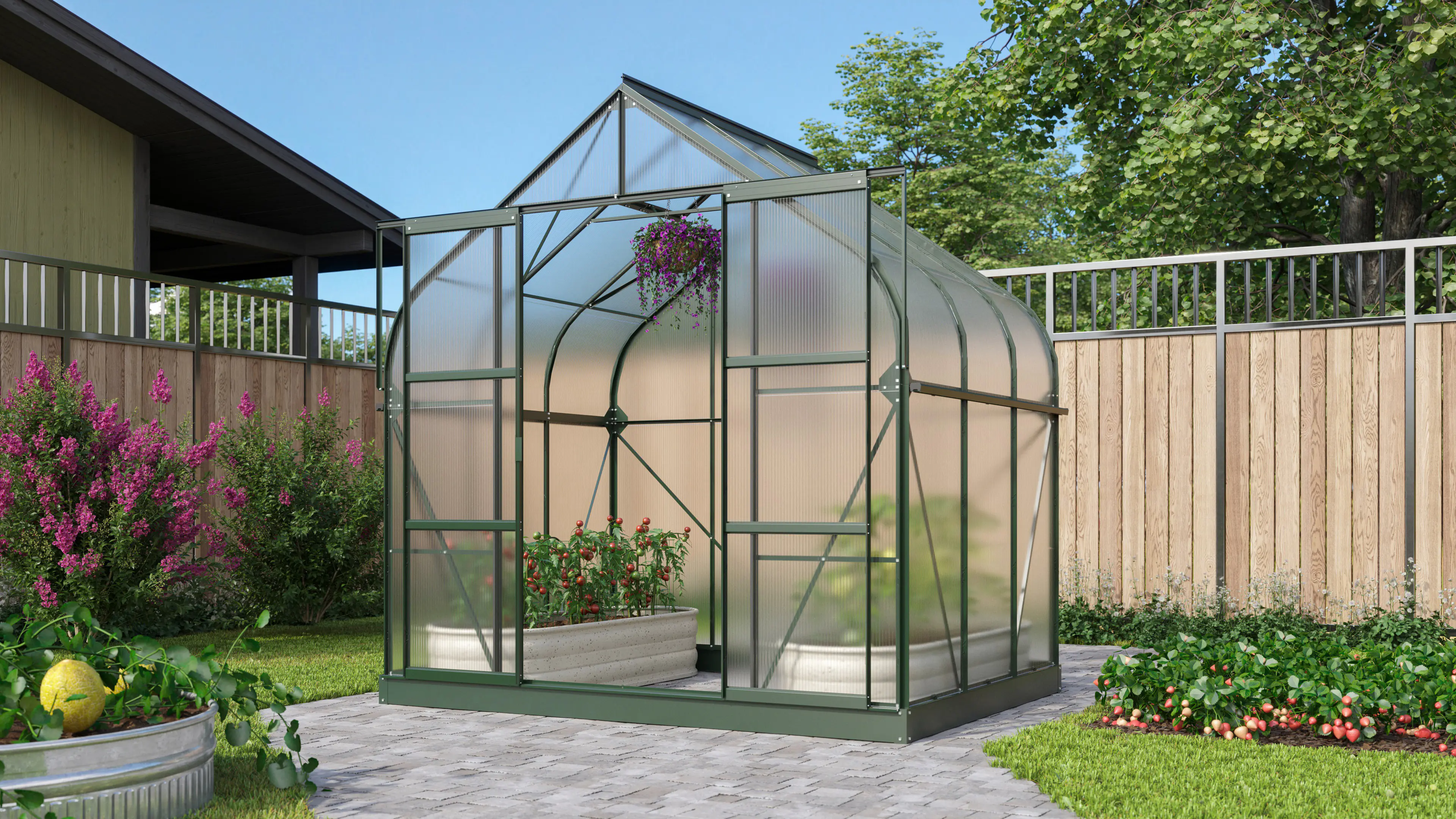 Vitavia Gewächshaus Dione 5000 smaragd 2,64 x 1,95 x 2,55 m