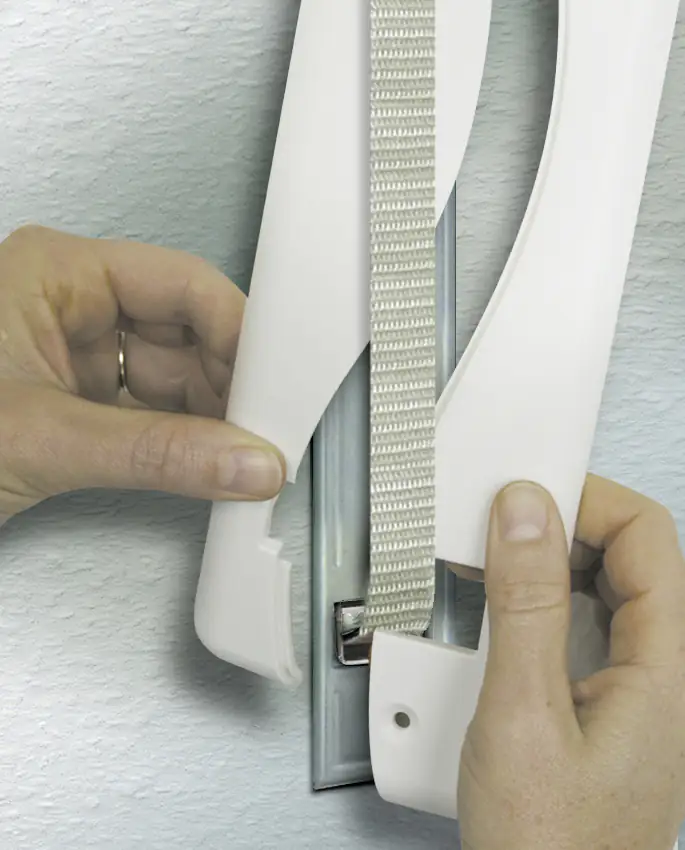 Schellenberg Abdeckplatte DUO Softline Lochabstand 13,5 cm weiß Schellenberg Abdeckplatte DUO Softline Lochabstand 13,5 cm weiß