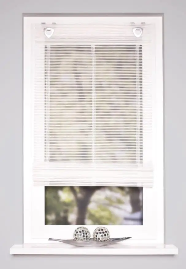 Home Wohnideen Raffrollo Jörg Plissee wollweiß 130 x 80 cm
