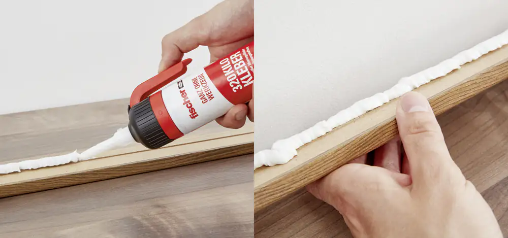 Fischer Montagekleber 200 ml Montagekleber mit starker Anfangshaftung