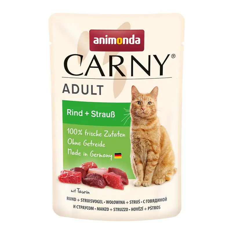 Animonda Carny Adult Rind + Strauß 85 g