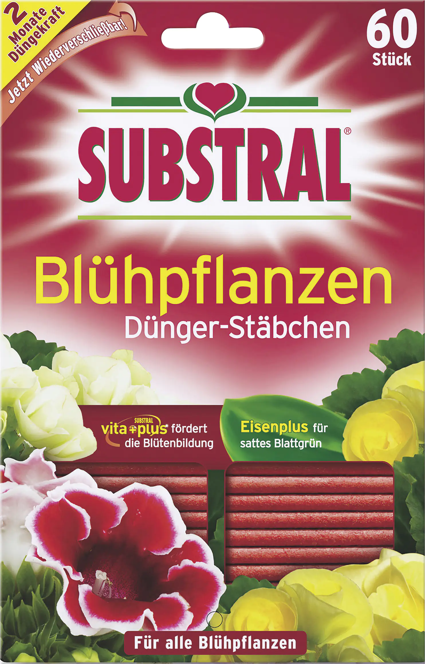 Substral Dünger-Stäbchen für Blühpflanzen 60 Stück
