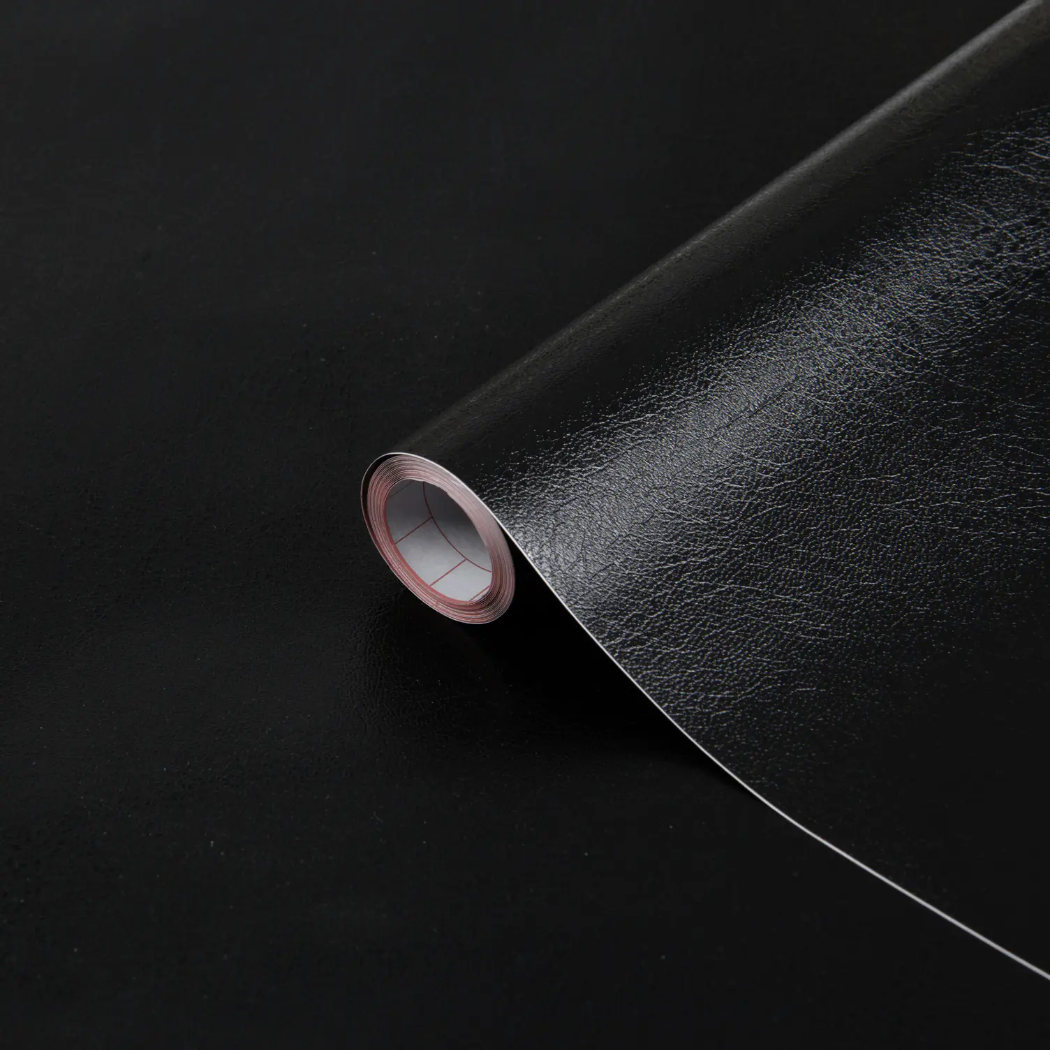 d-c-fix Selbstklebefolie Leder Uni geprägt schwarz 45 cm x 2 m