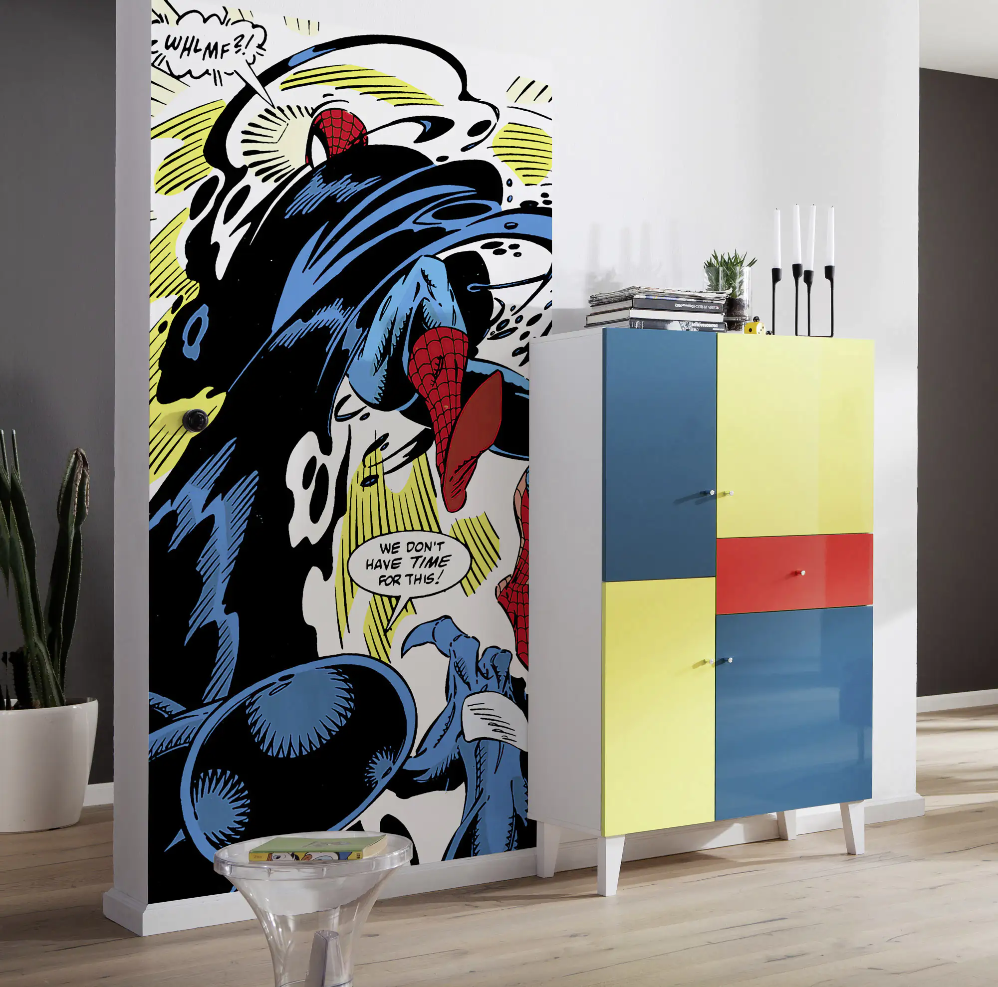 Komar Vlies Fototapete Spider-Man Retro Co 100 x 200 cm 