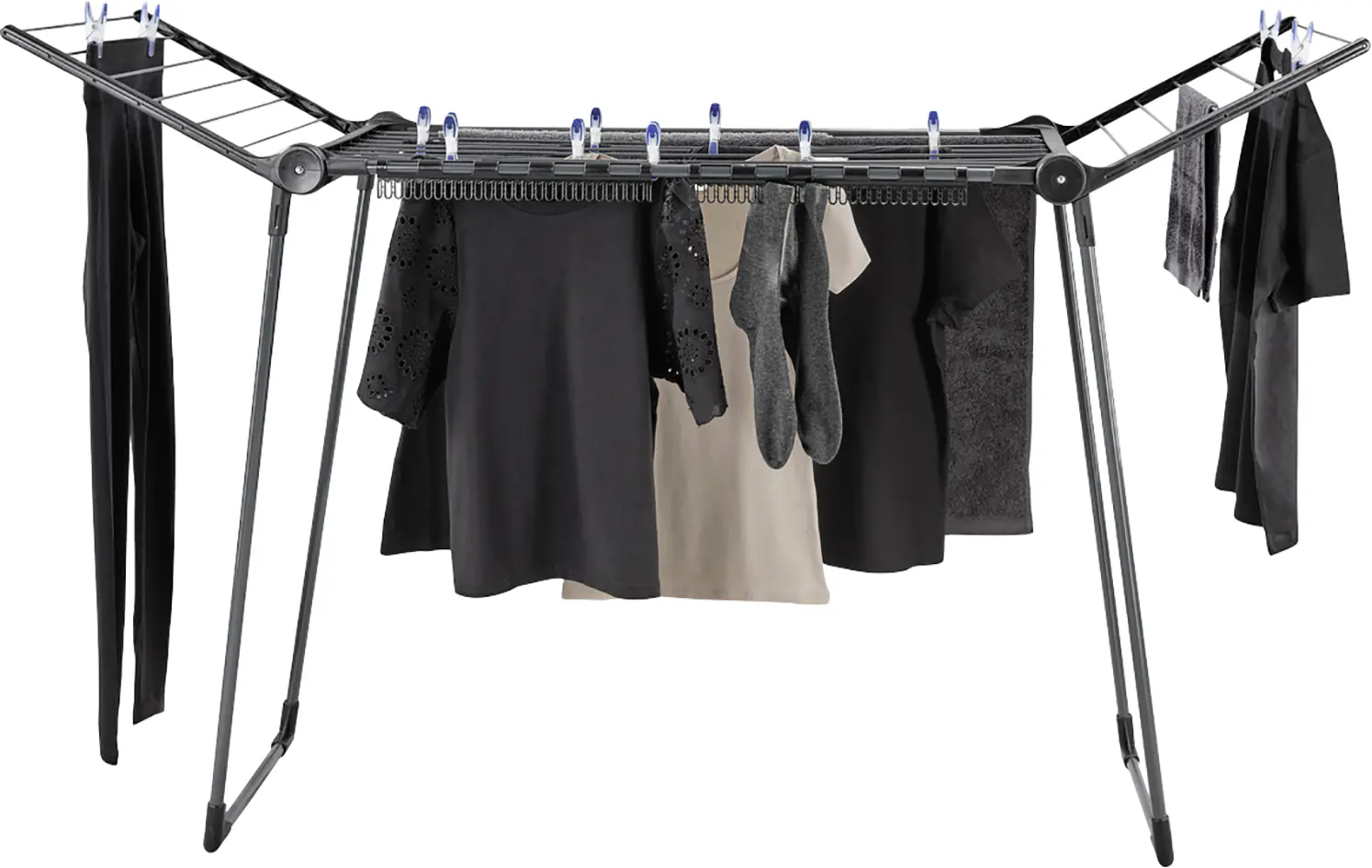 Leifheit Wäscheständer Pegasus 150 Solid Black