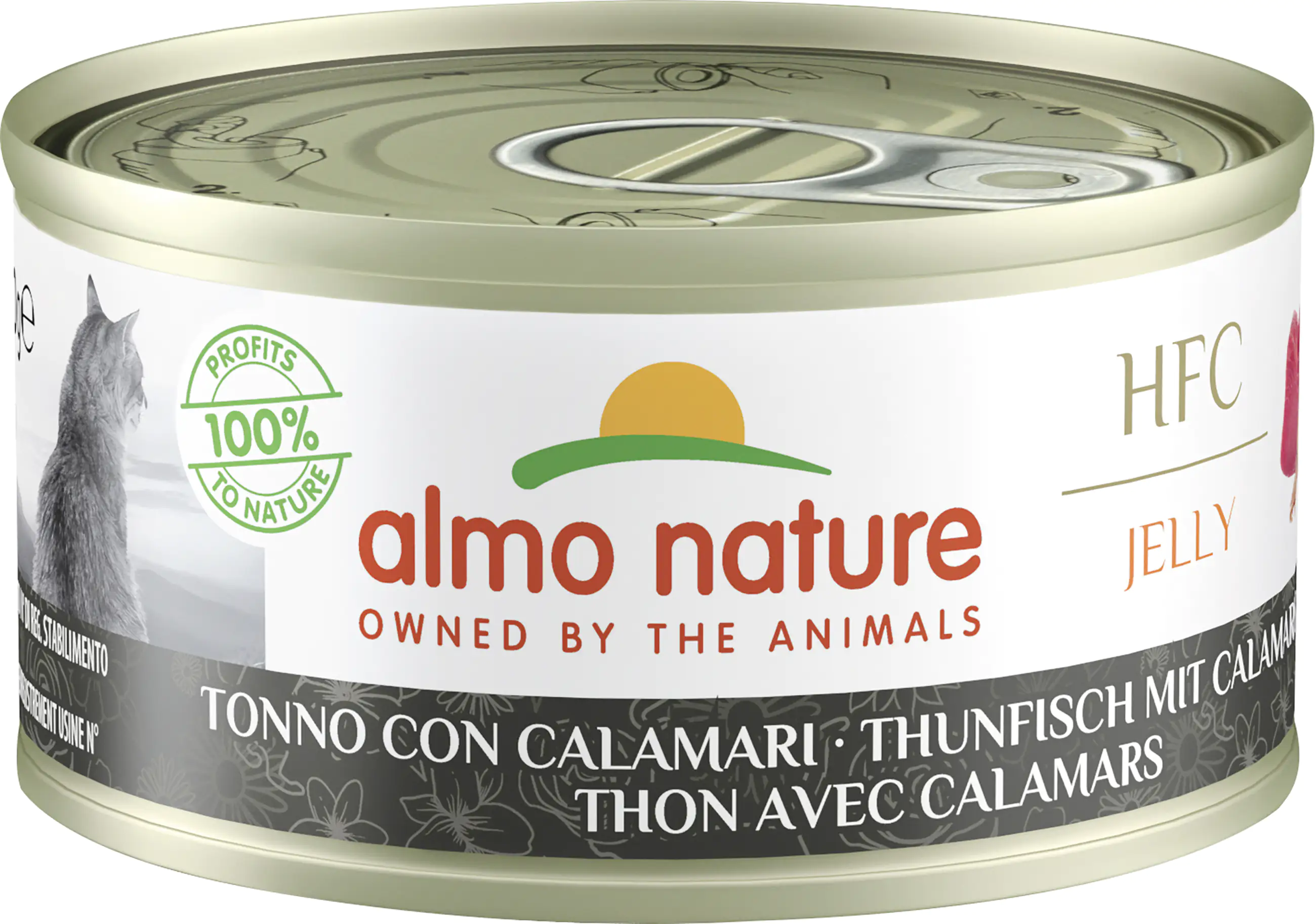 Almo Nature HFC Katzenfutter Thunfisch und Calamaris 70 g
