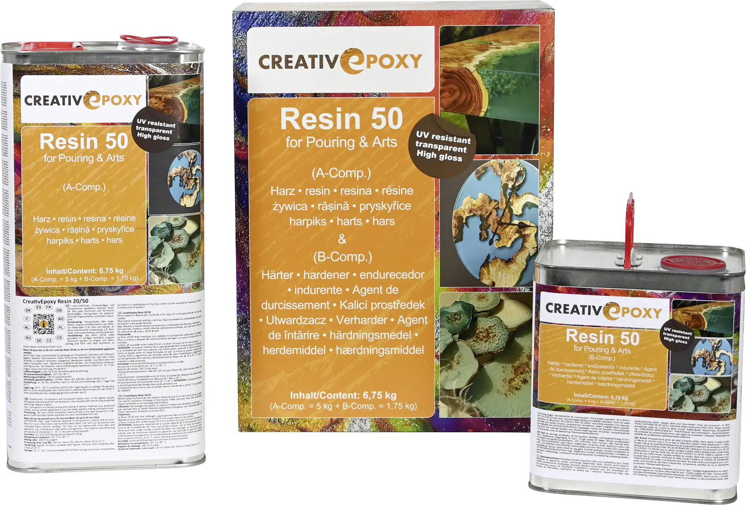 Creativ Epoxy Gießharz Resin 50  - 6,75 kg
