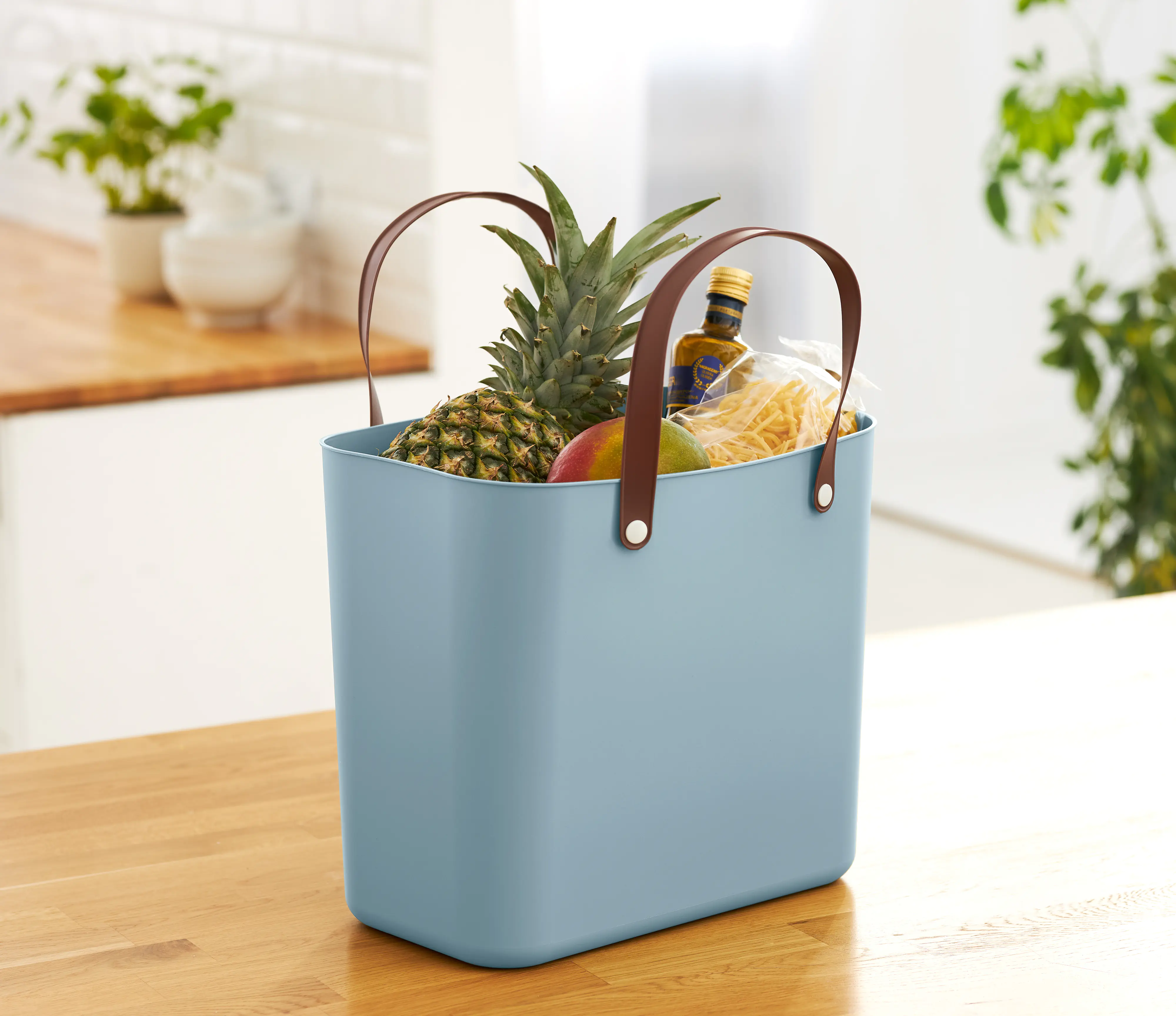 Rotho Einkaufskorb 25 L Albula skilla türkis  Rotho Einkaufskorb 25 L Albula skilla türkis