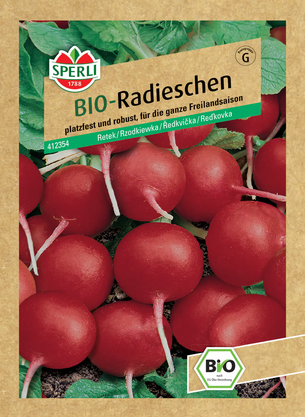 Sperli BIO Radieschen Cherry Belle