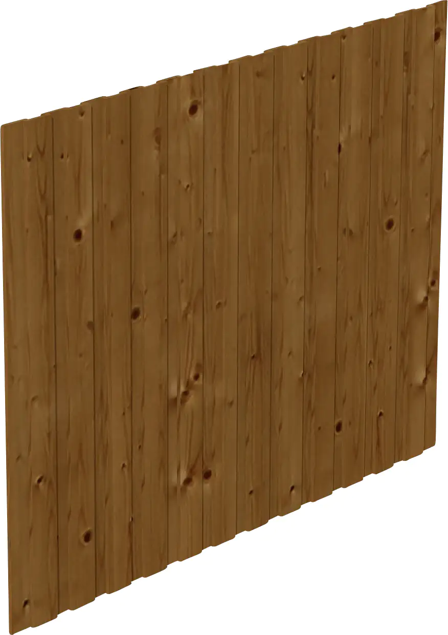 SKAN HOLZ Seitenwand Deckelschalung 230 x 180 cm Fichte