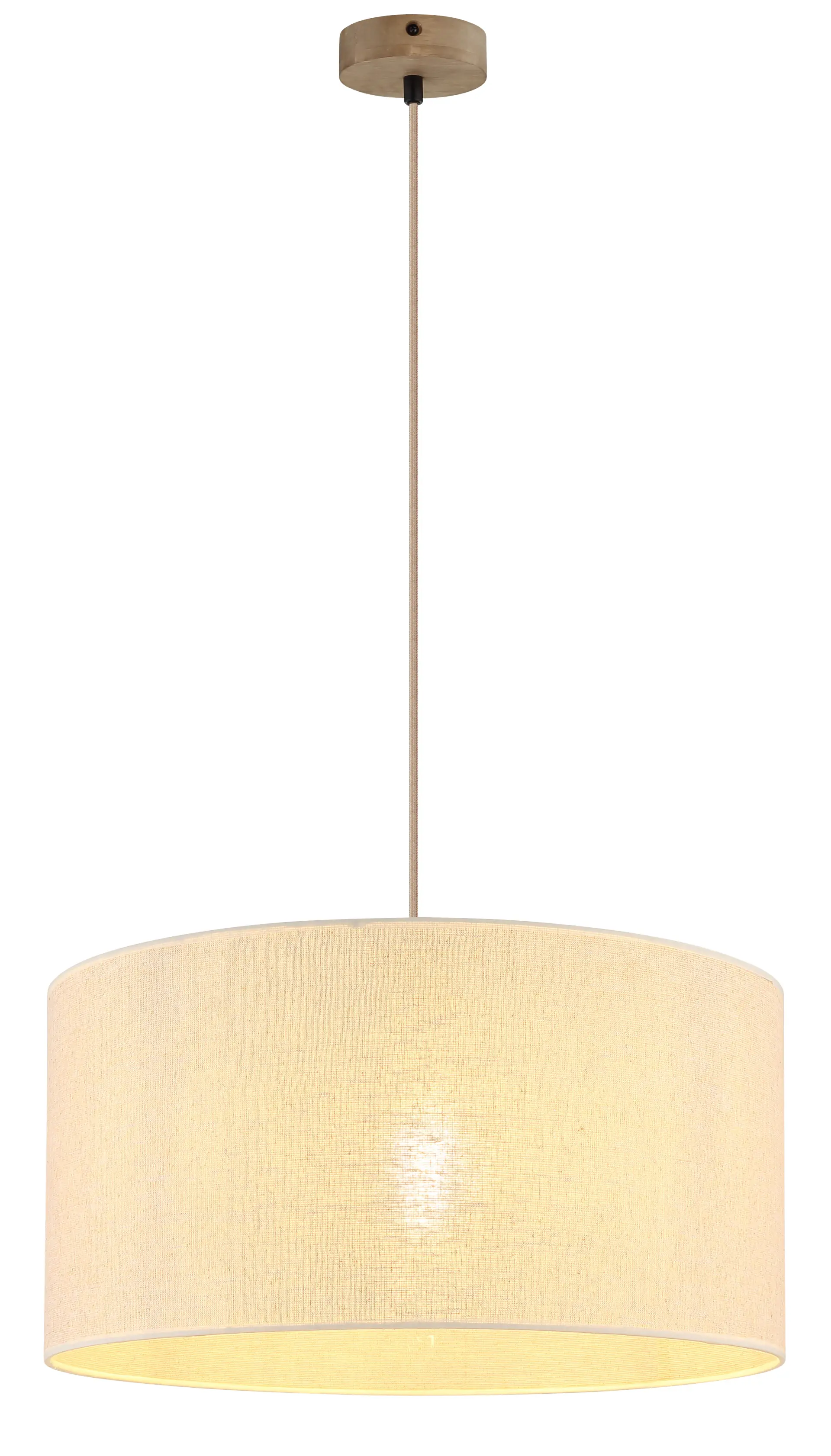 Globo Hängeleuchte Jule Ø 50 cm E27 H120 cm weiß