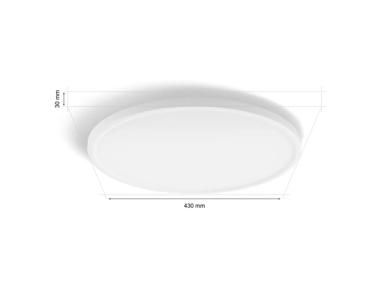 Philips Hue LED Deckenleuchte Tento + Wandschalter rund weiß Ø 42,1 cm warmweiß-kaltweiß