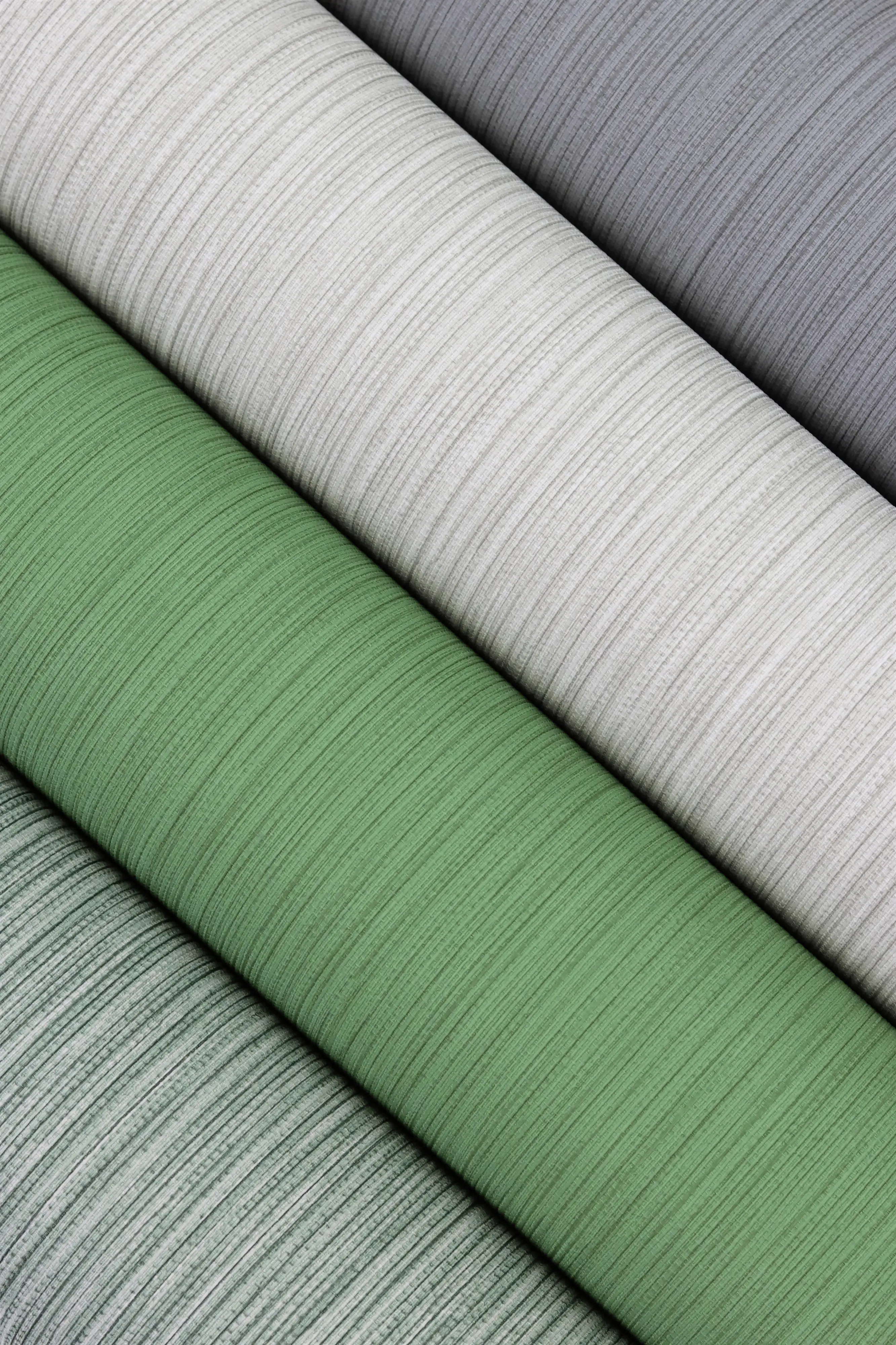 Rasch Vliestapete 537666 Grün-Graugrün Uni 10,05 m x 0,53 m